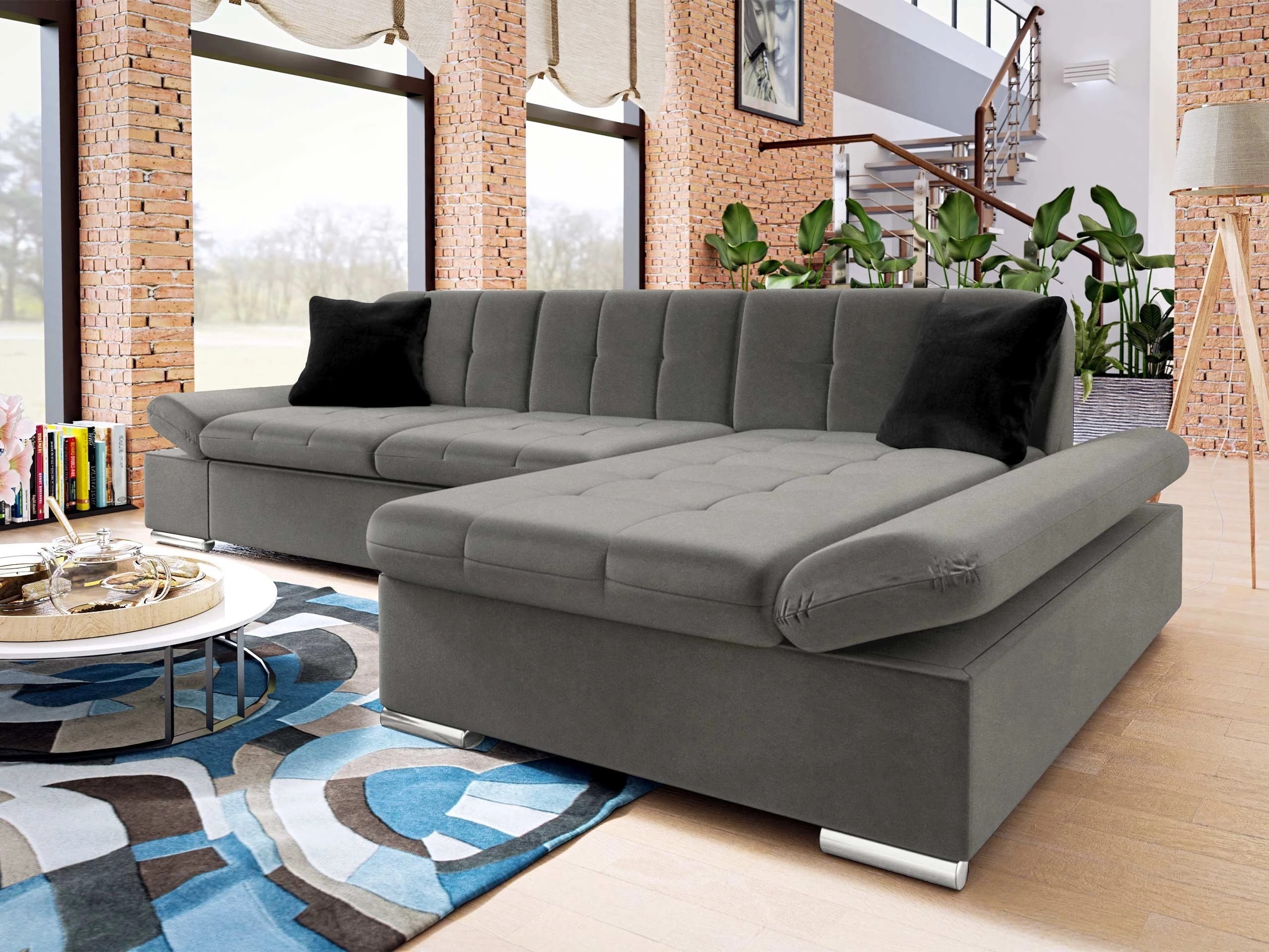 Canapé d'angle Comfivo Serenitas (Magic Velvet 2217 + Magic Velvet 2219)