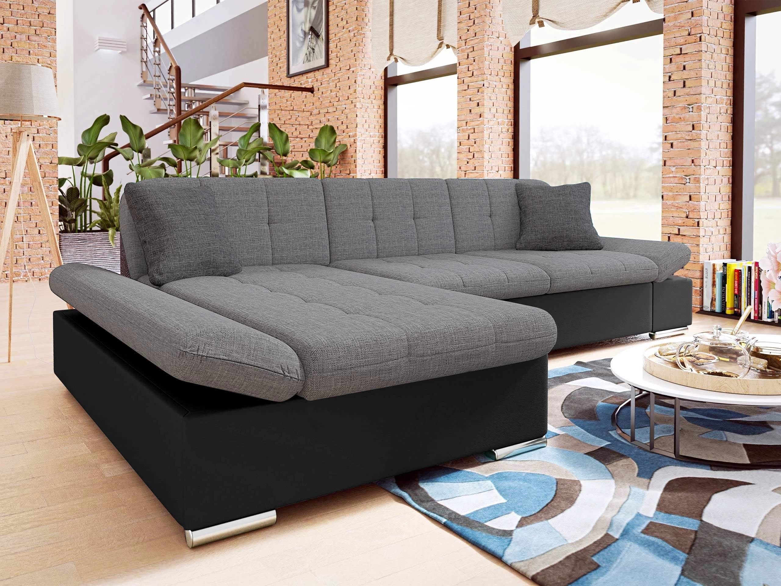 Canapé d'angle Comfivo Serenitas (Soft 011 + Lux 05 + Lux 06)