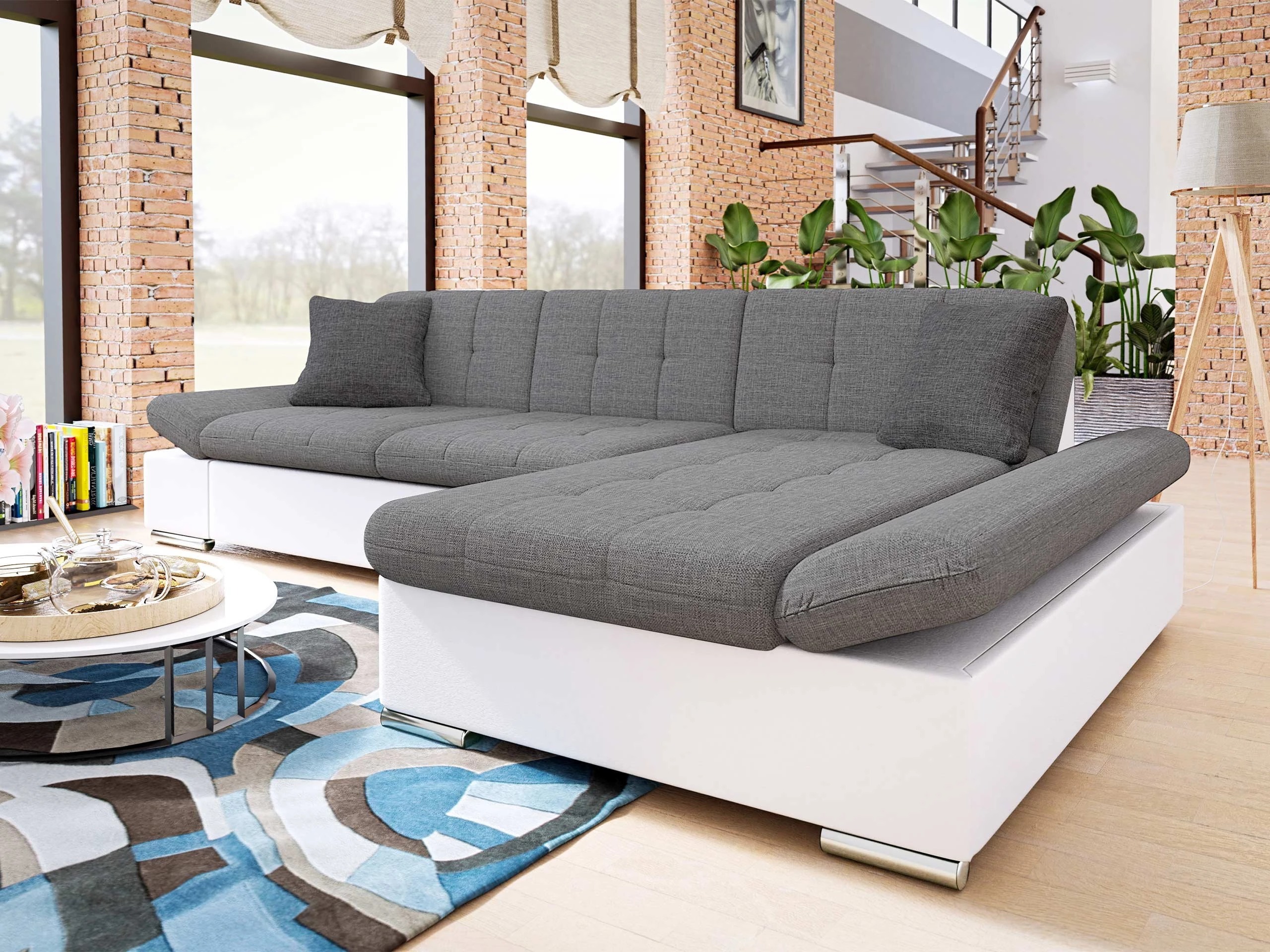 Canapé d'angle Comfivo Serenitas (Soft 017 + Lux 05 + Lux 06)