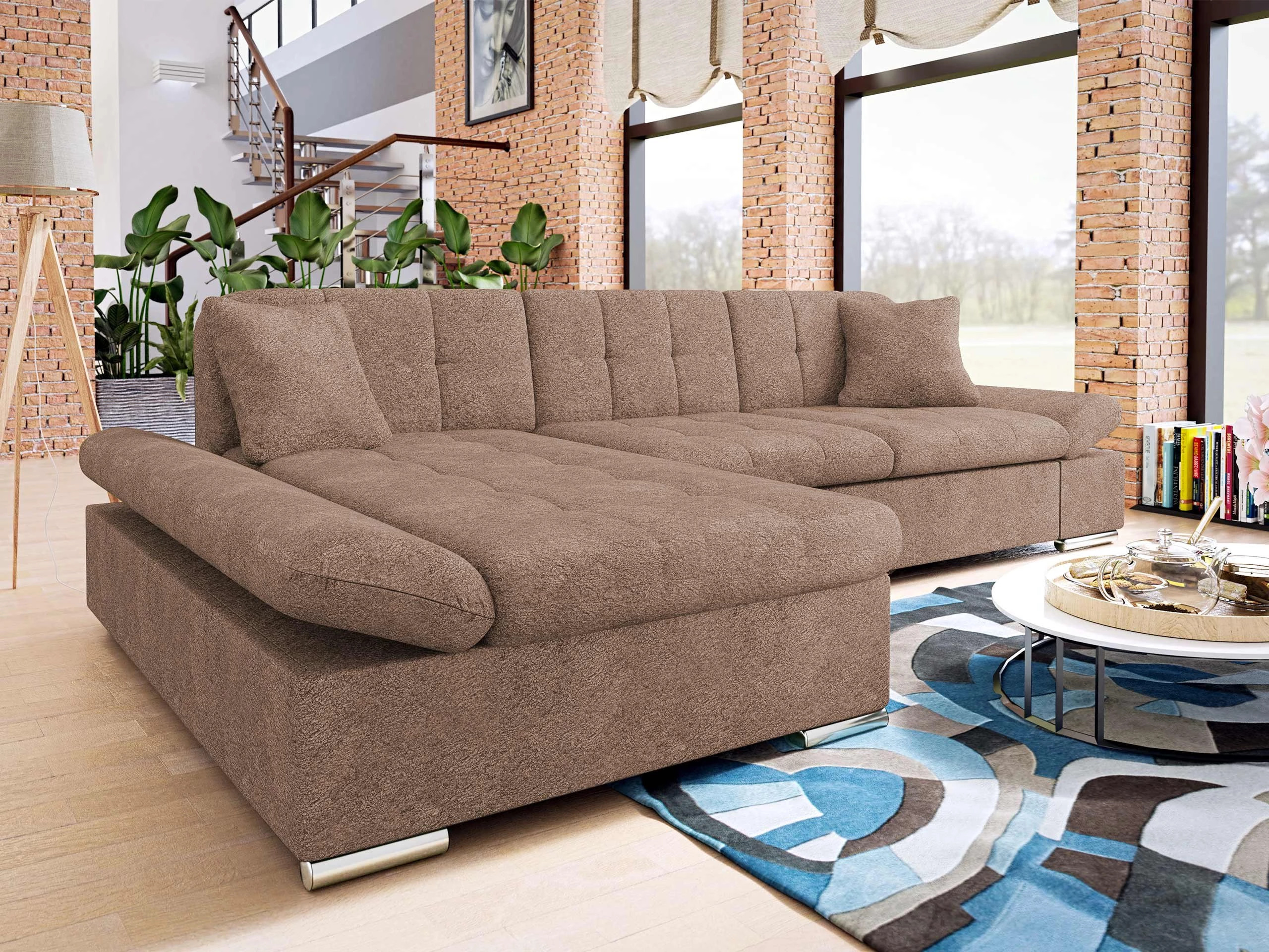 Canapé d'angle Comfivo Serenitas (Coral 45)