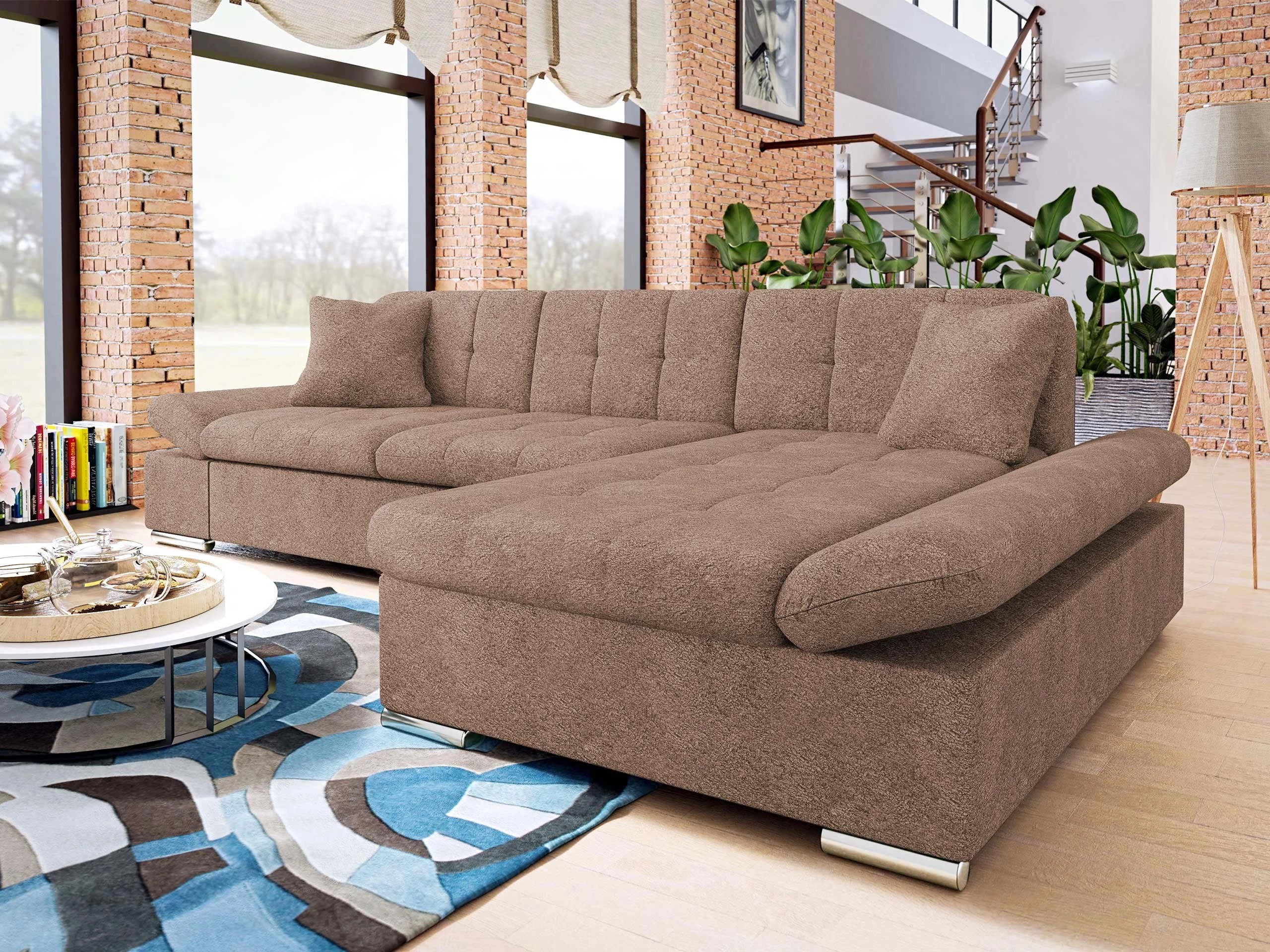 Canapé d'angle Comfivo Serenitas (Coral 45)