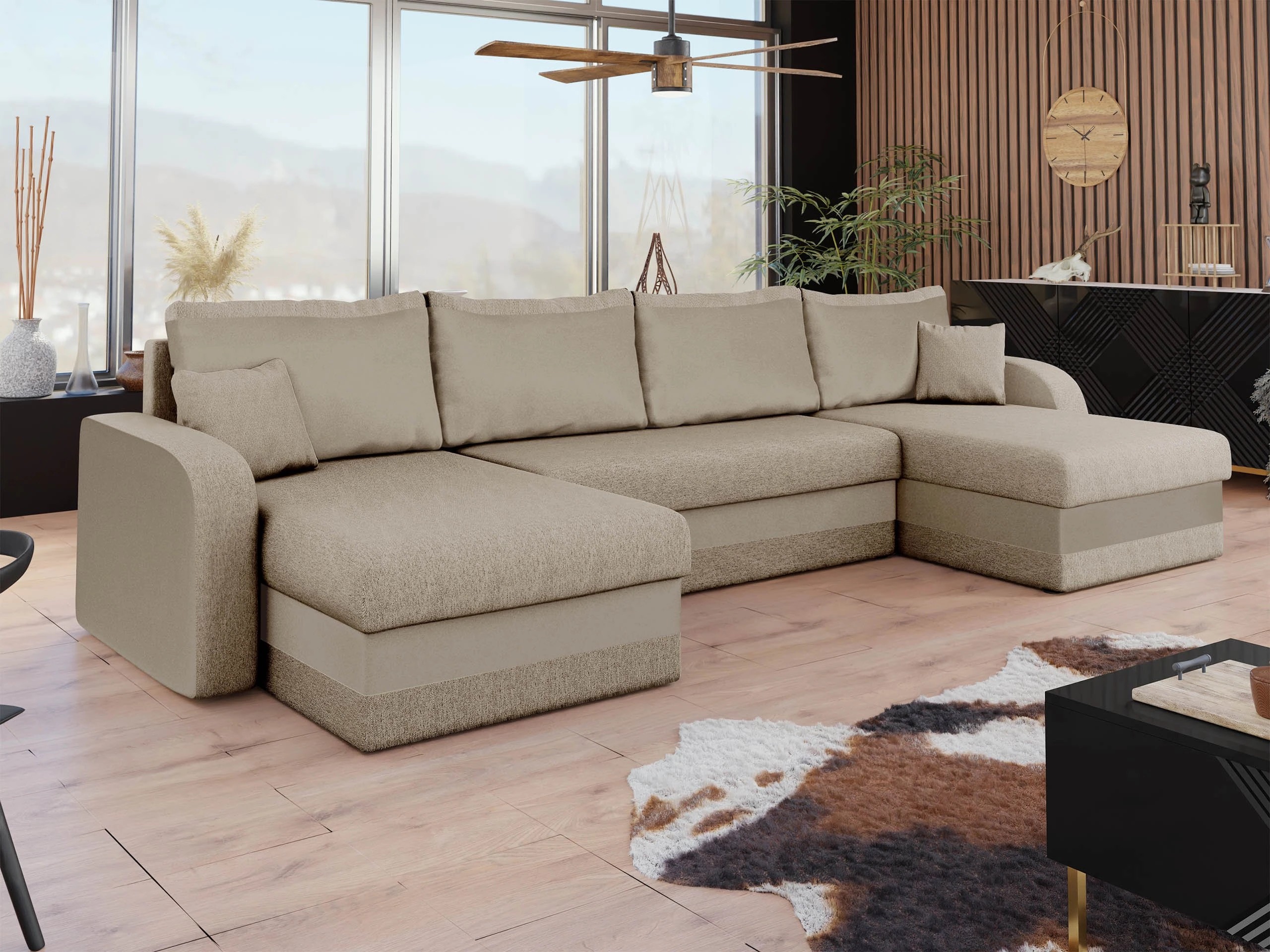 Canapé d'angle Comfivo Melissa III (Tatum 272 + Uttario Velvet 2979)