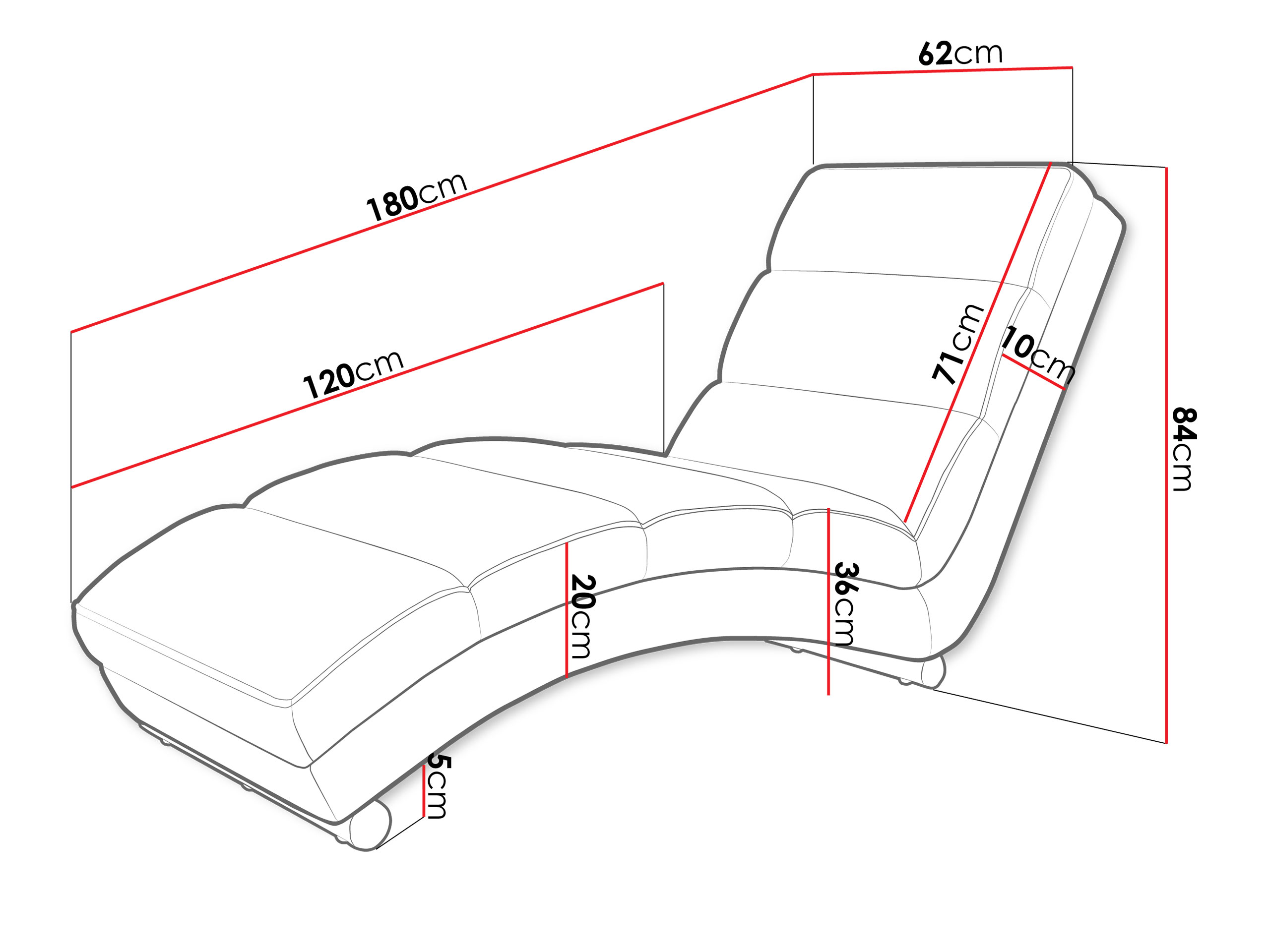 Chaise longue Comfivo Pirum II (Ambience 18)