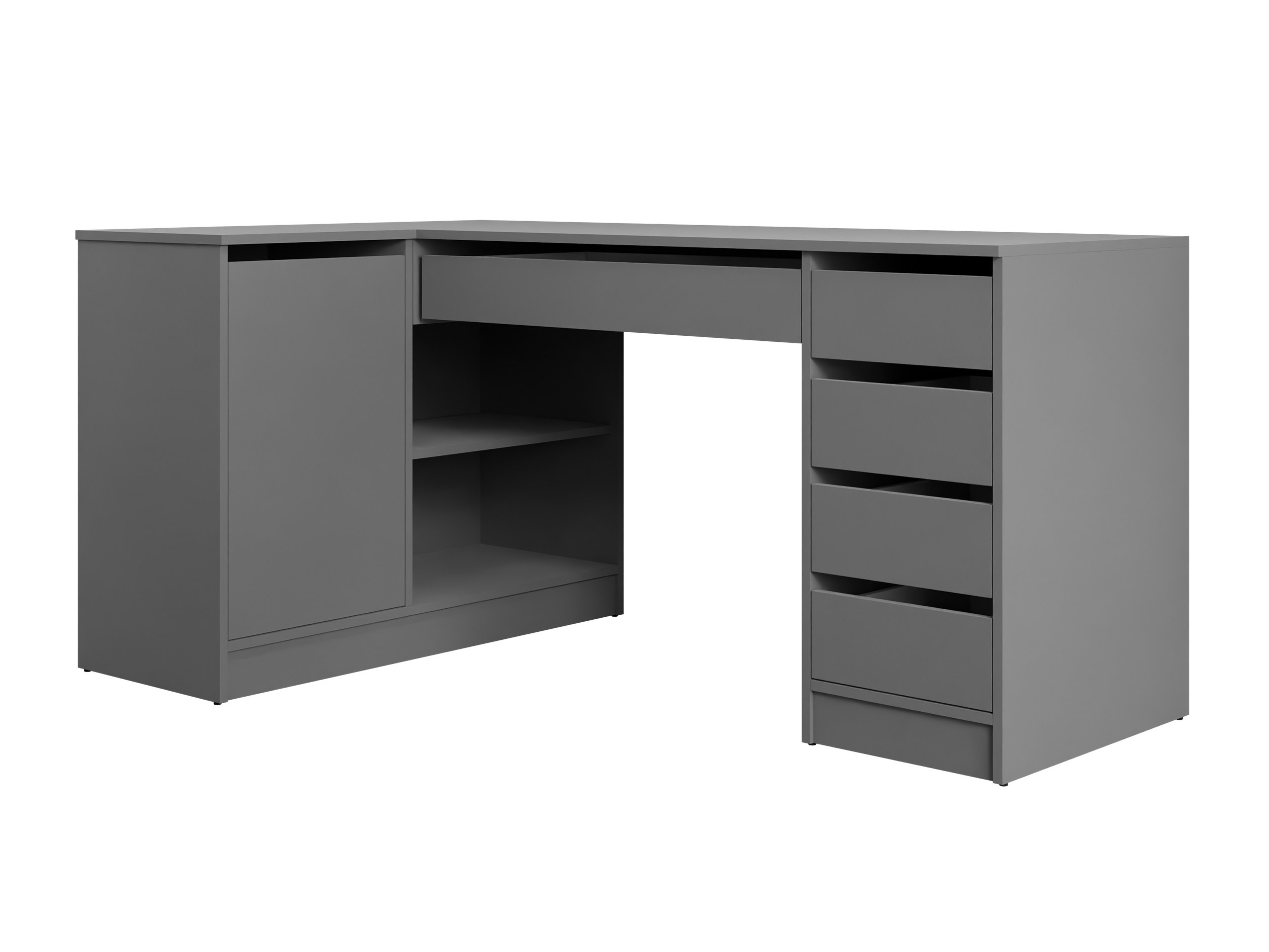 Bureau d'angle Comfivo Terros III (Anthracite)