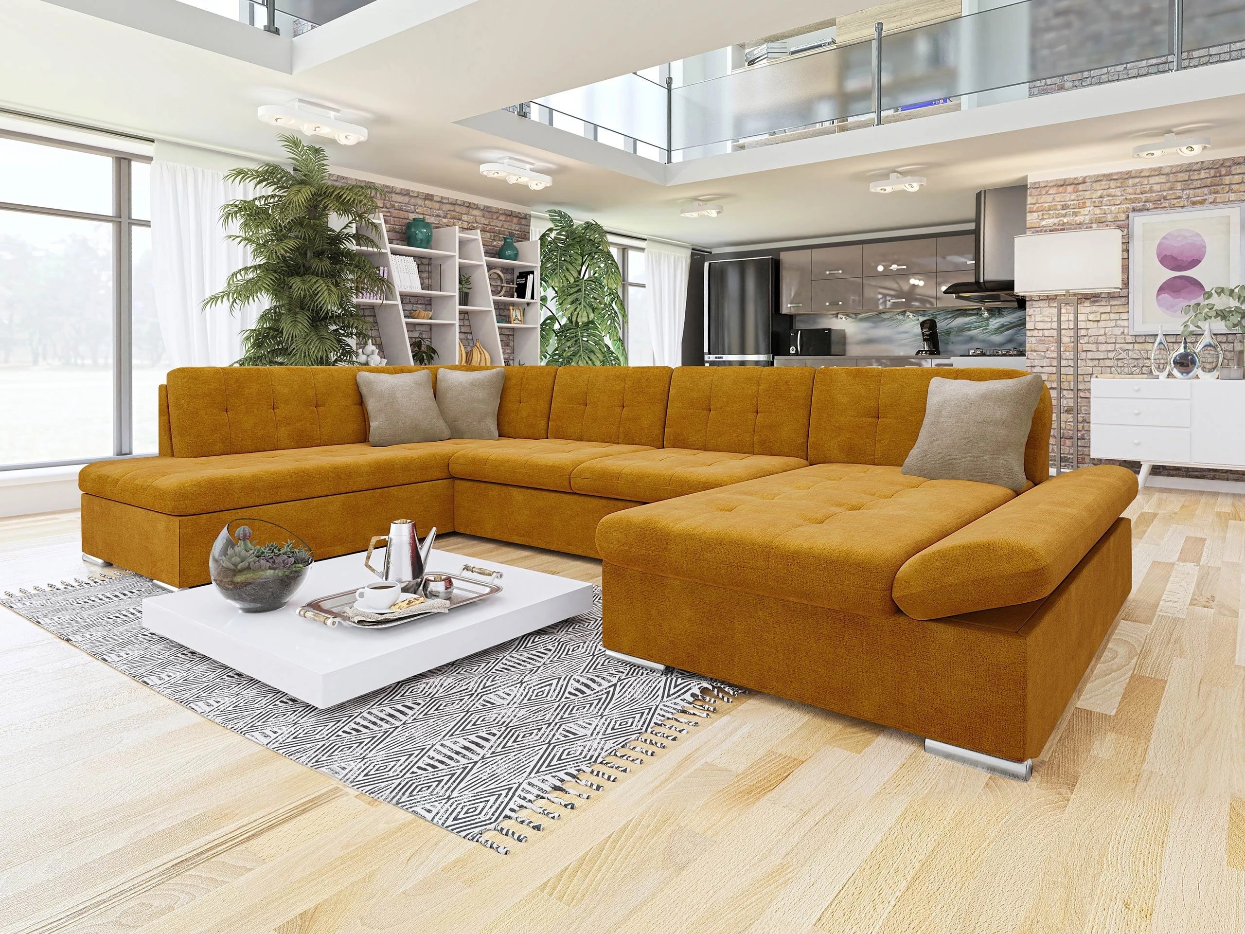 Canapé d'angle Comfivo Tilia I (Wave 05 + Wave 02)