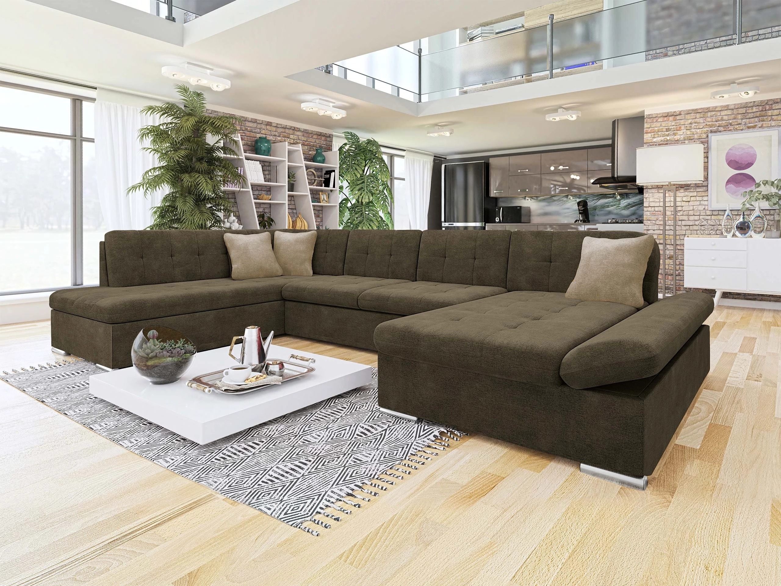 Canapé d'angle Comfivo Tilia I (Wave 09 + Wave 02)