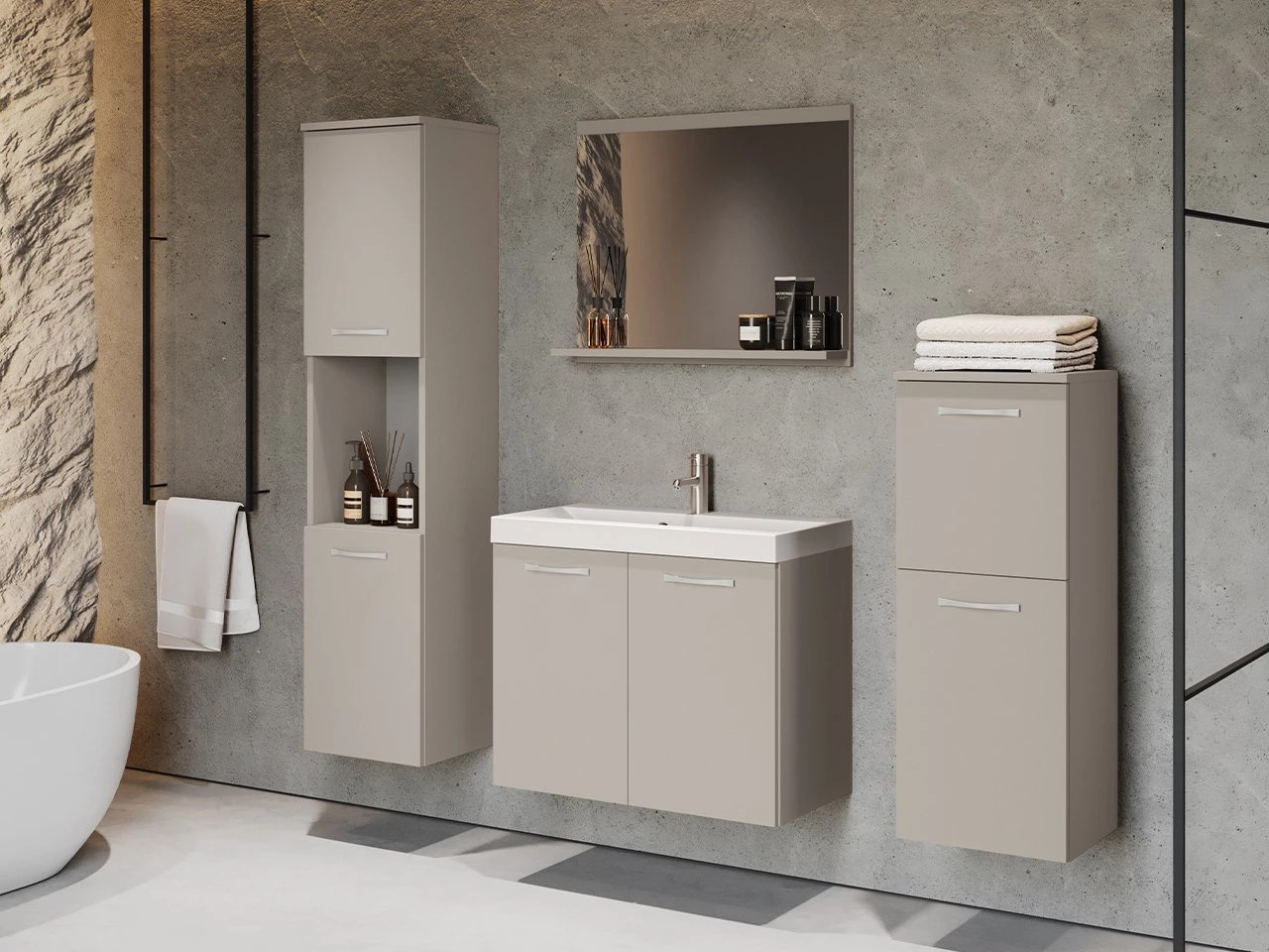 Ensemble de salle de bain Sarasota 108 (Cachemire)