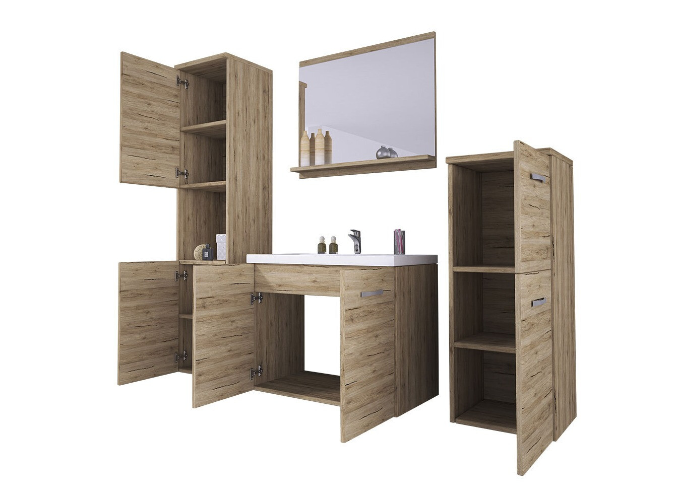 Ensemble de salle de bain Sarasota 108 (Chêne de Lefkas)