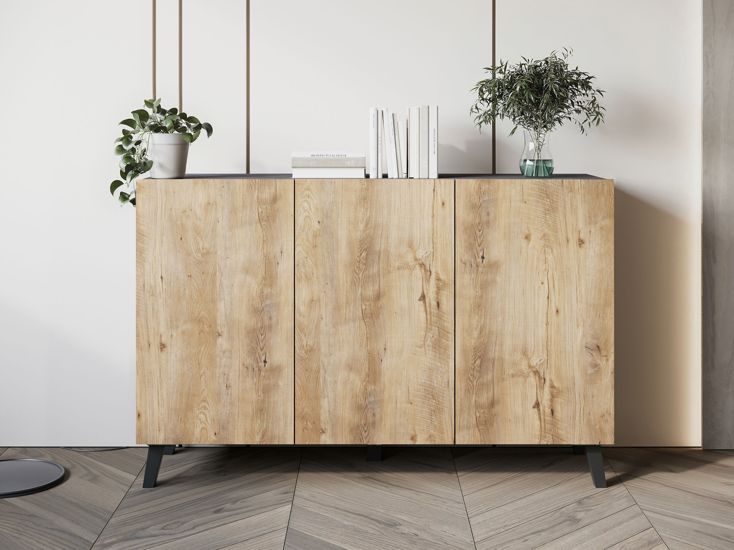 Buffet Levtive 102 (Matera gris + Châtaigne)