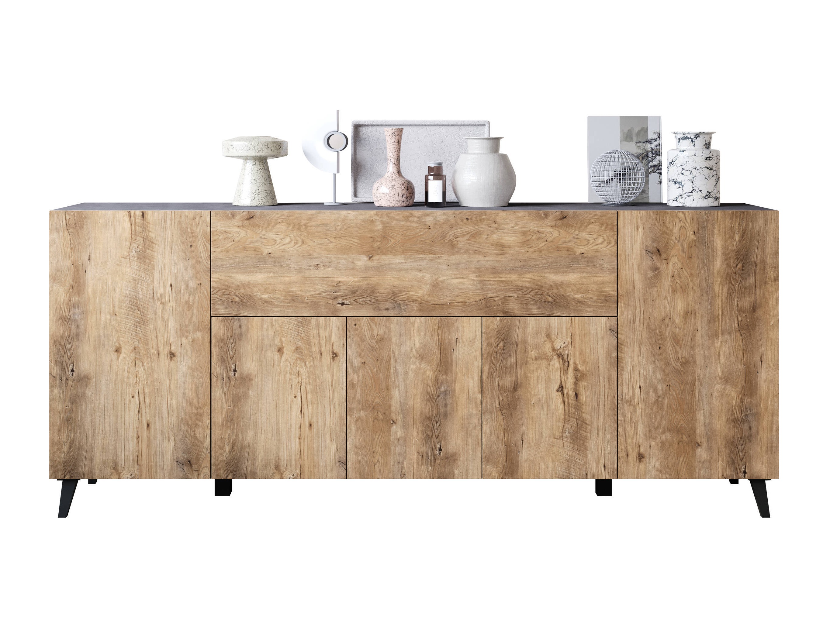 Buffet Levtive 103 (Matera gris + Châtaigne)