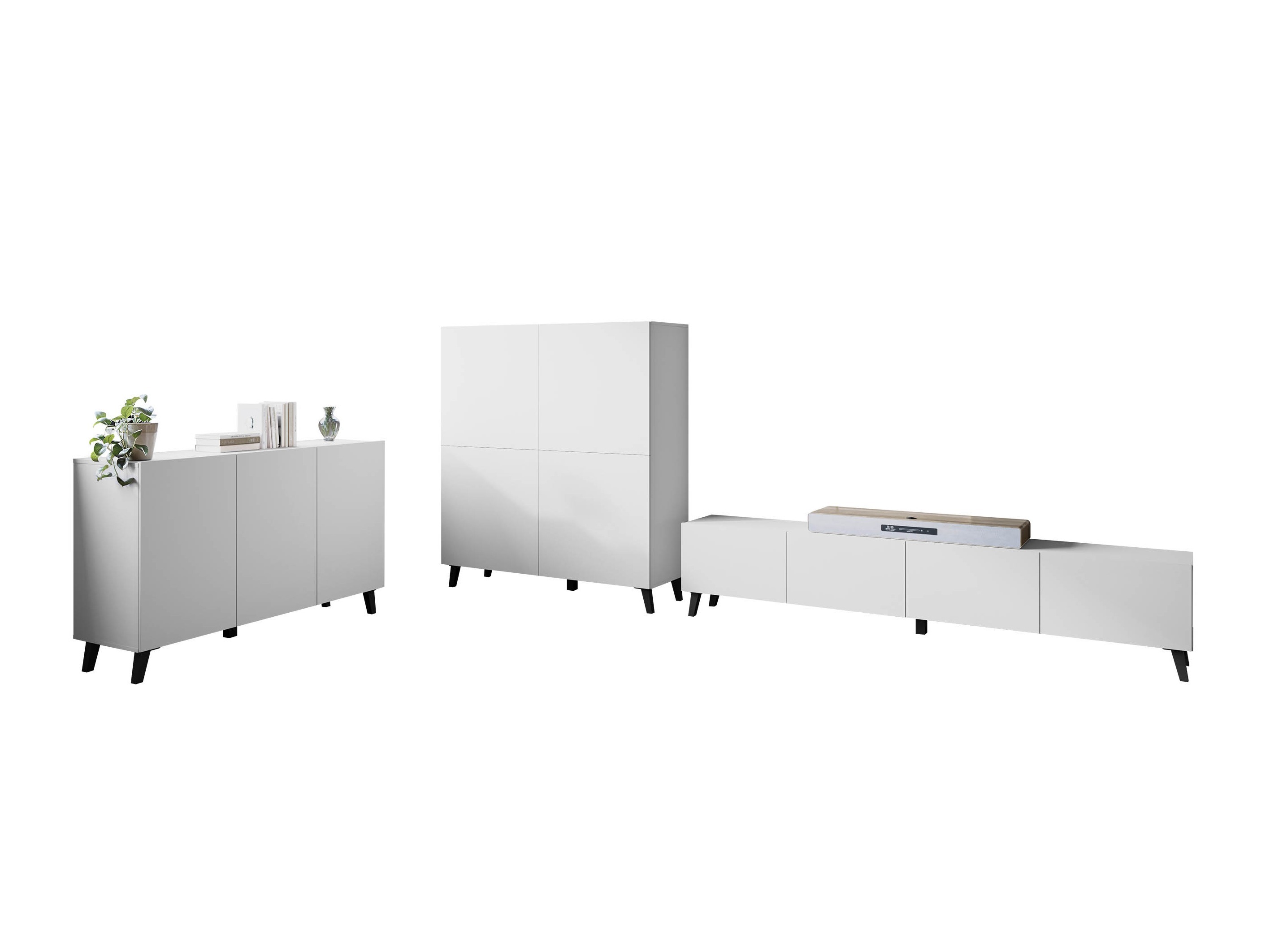 Ensemble de salon Levtive 105 (Blanc)
