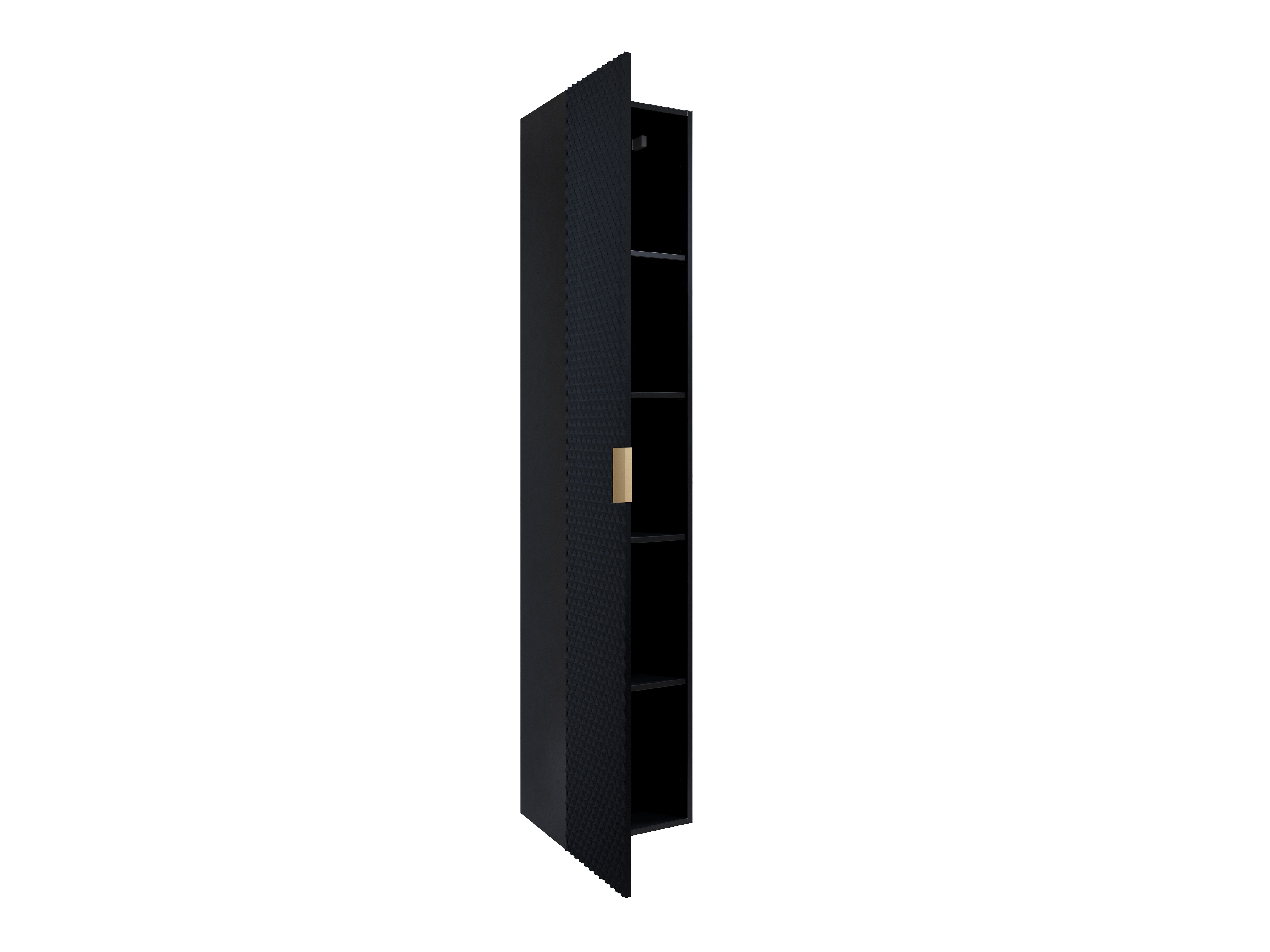 Armoire de salle de bain murale Liretu 105 (Noir)