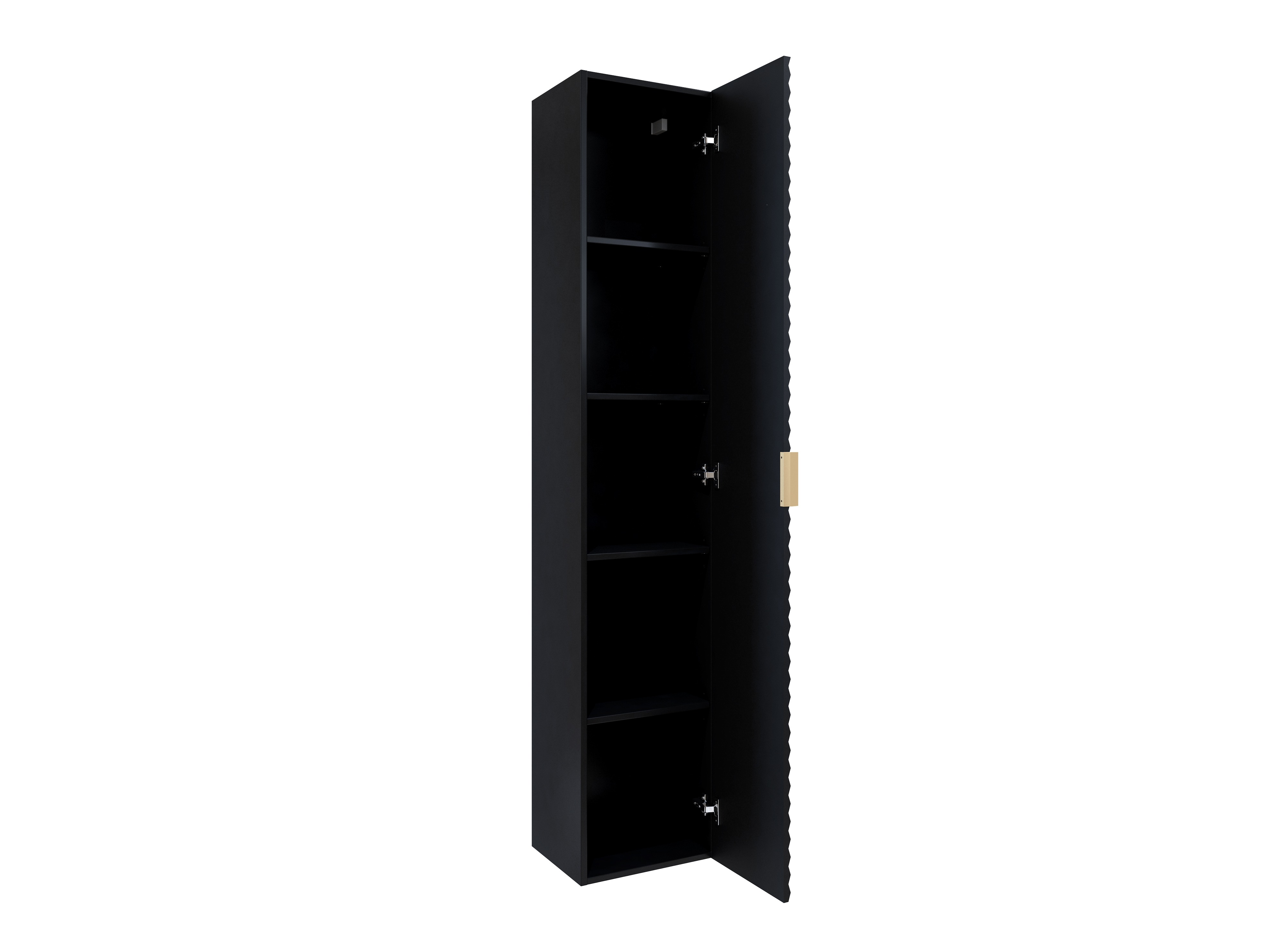 Armoire de salle de bain murale Liretu 105 (Noir)