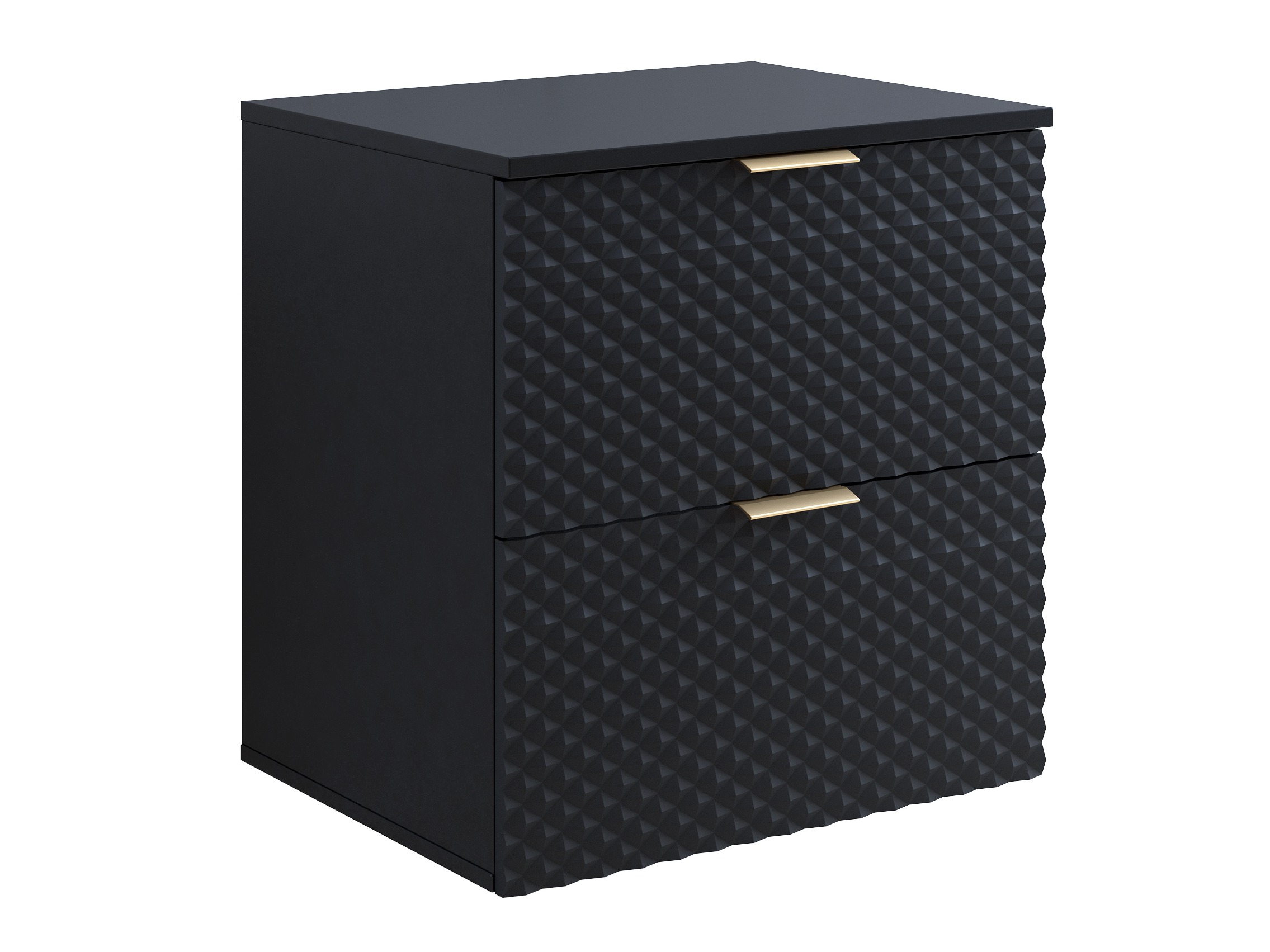 Armoire de salle de bains murale pour lavabo Liretu 106 (Noir)
