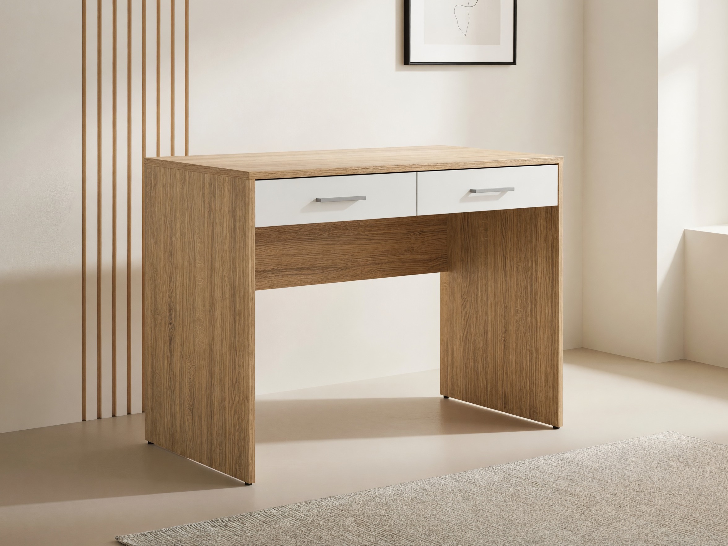 Bureau Novsore 109 (Sonoma chêne + Blanc)