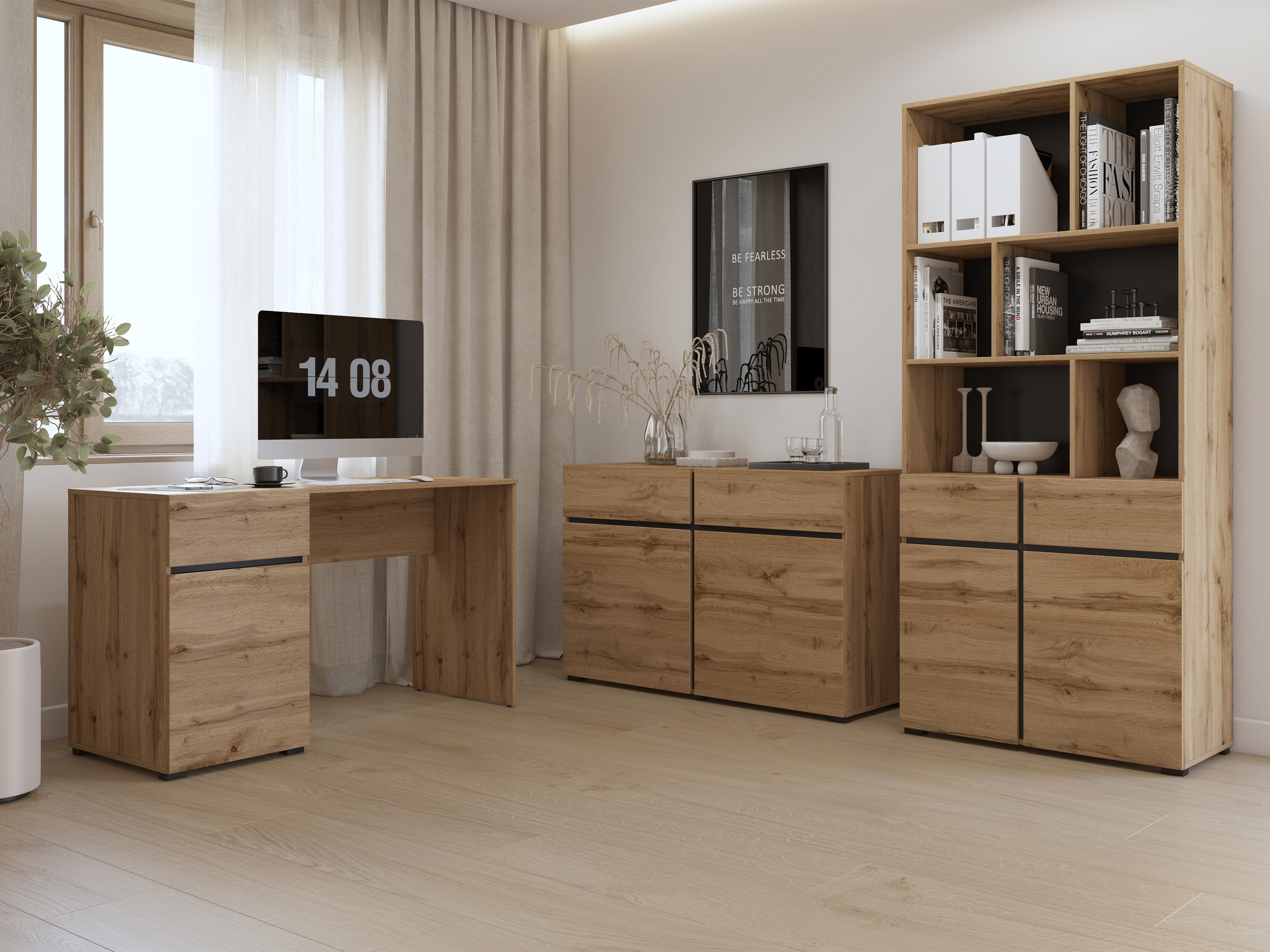 Bureau Alfere 125 (Chêne wotan)