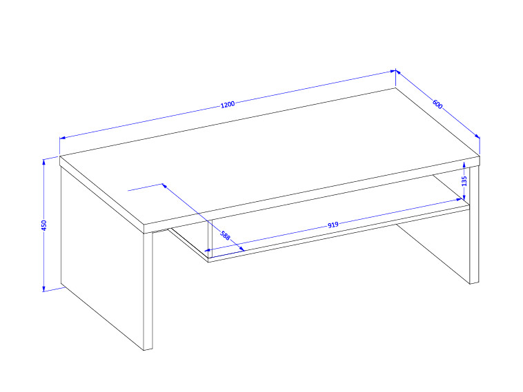 Table basse Alfere 112 (Congo)