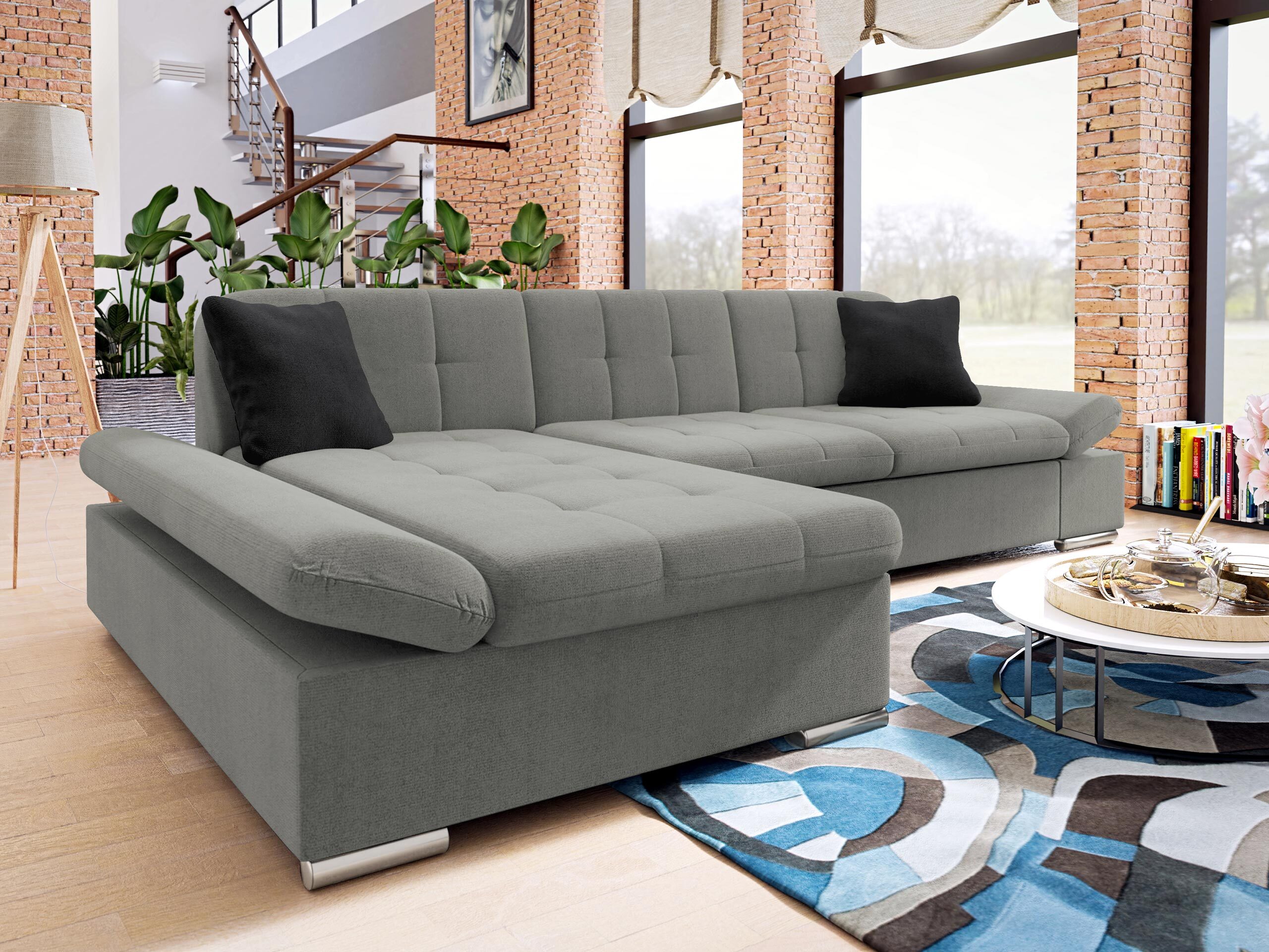 Canapé d'angle Comfivo Serenitas (Polo 894 + Polo 897)