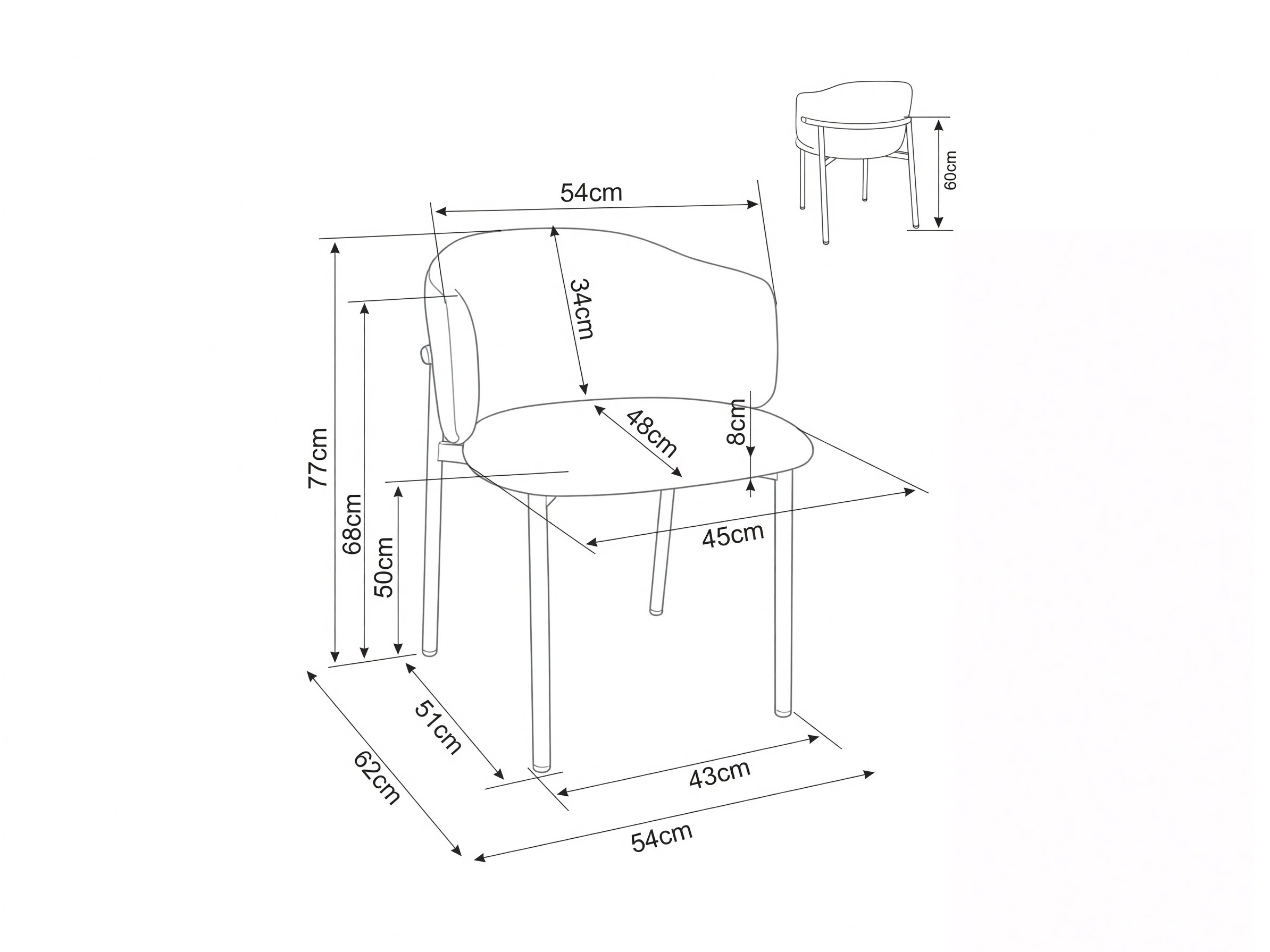Chaise Detroit 949