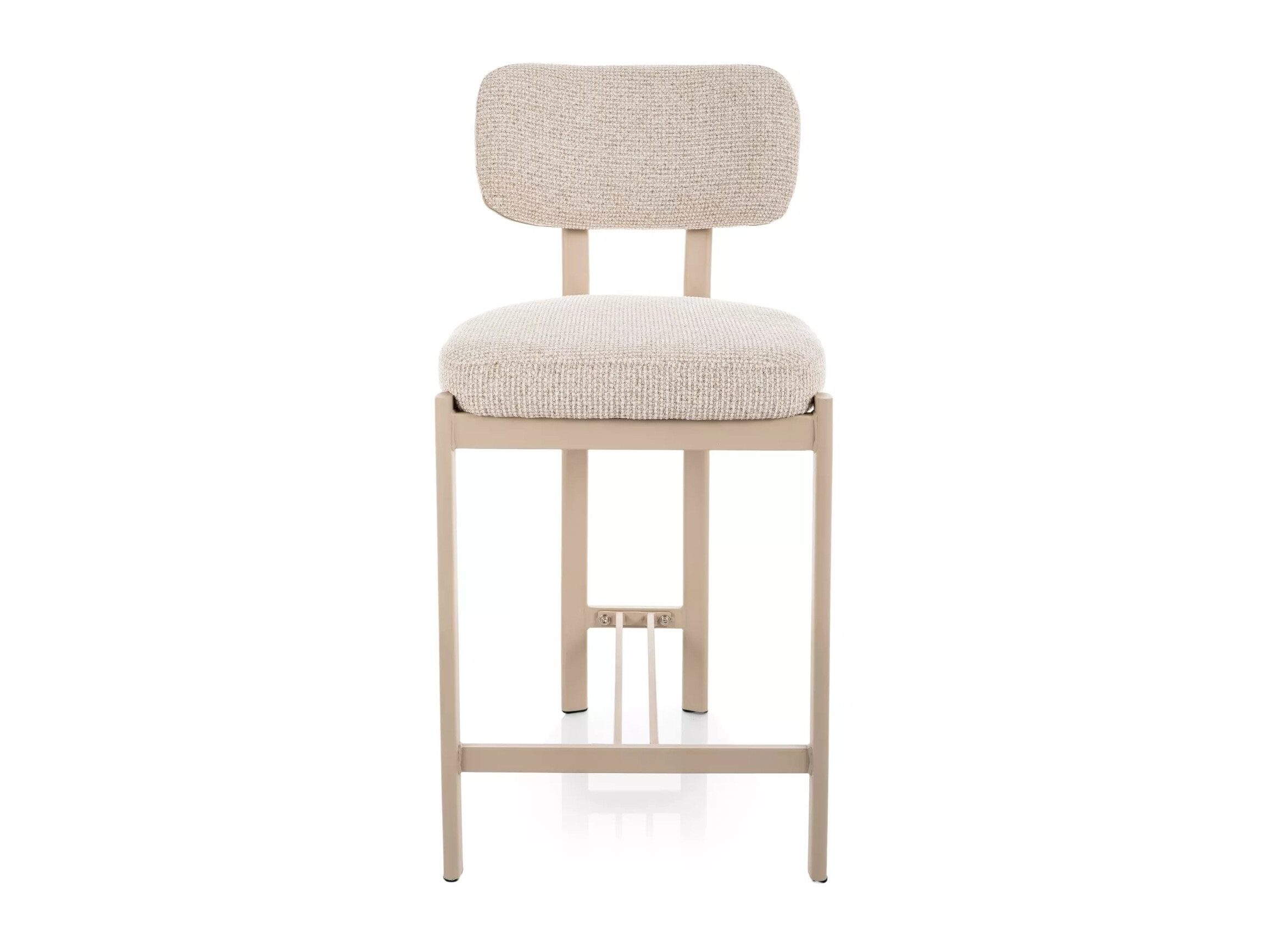 Chaise de bar mi-hauteur Detroit 956 (Beige + Cachemire)