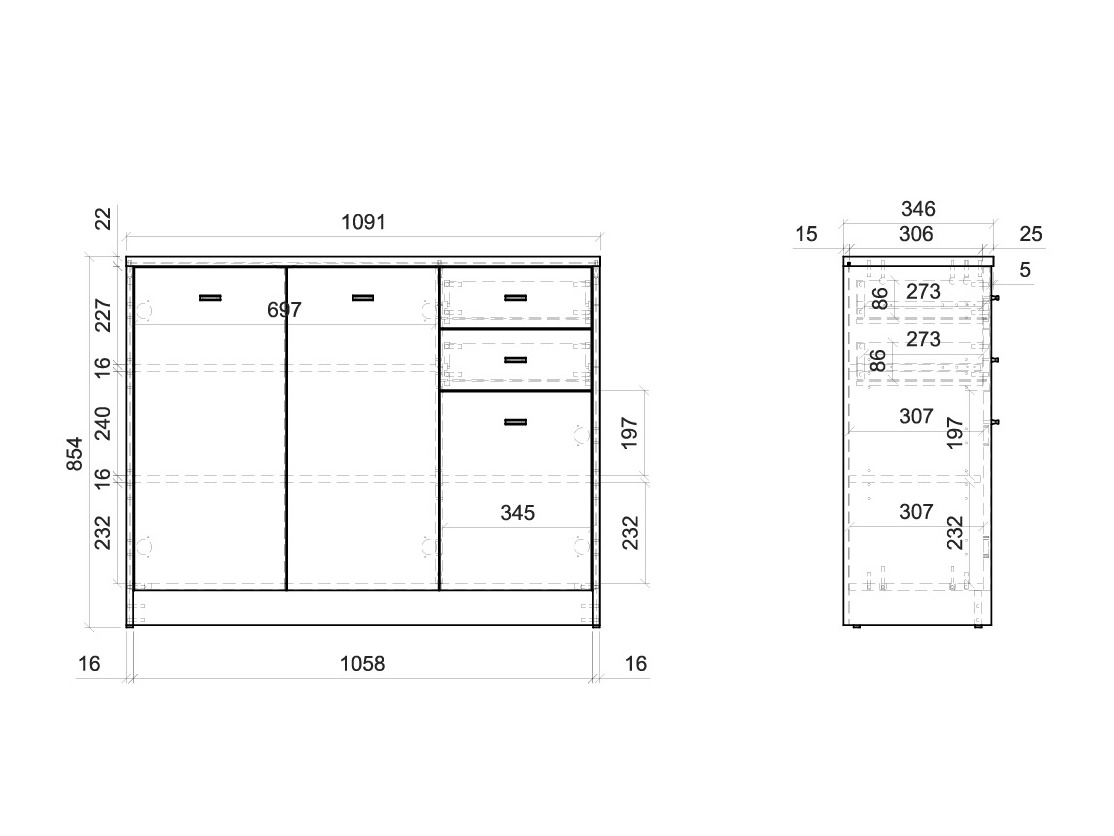 Commode Fiofive 113