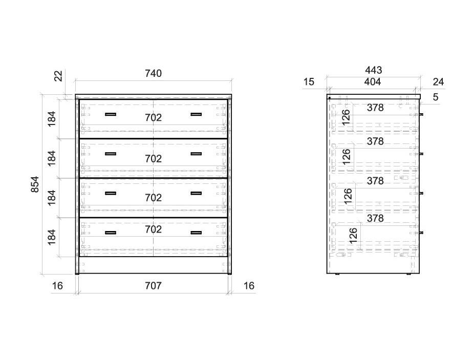 Commode Fiofive 114