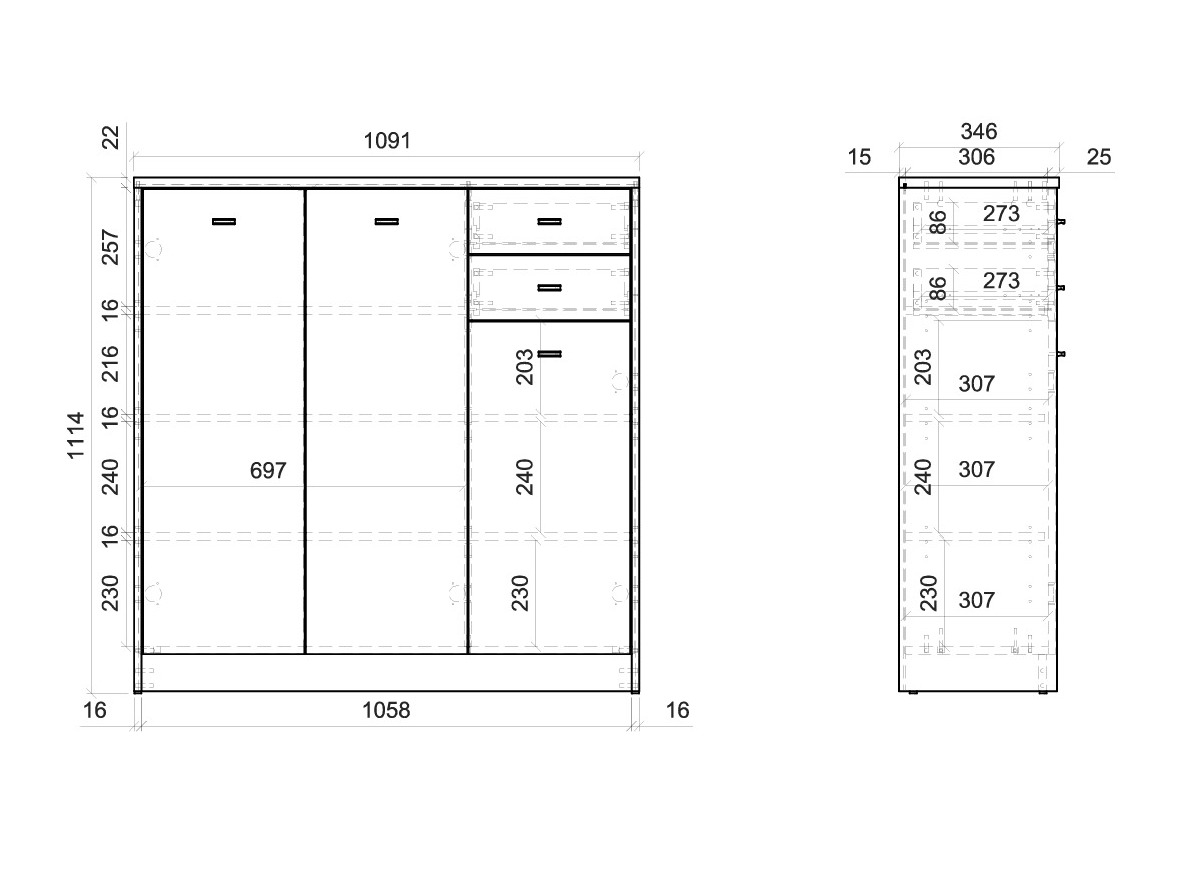 Commode Fiofive 117