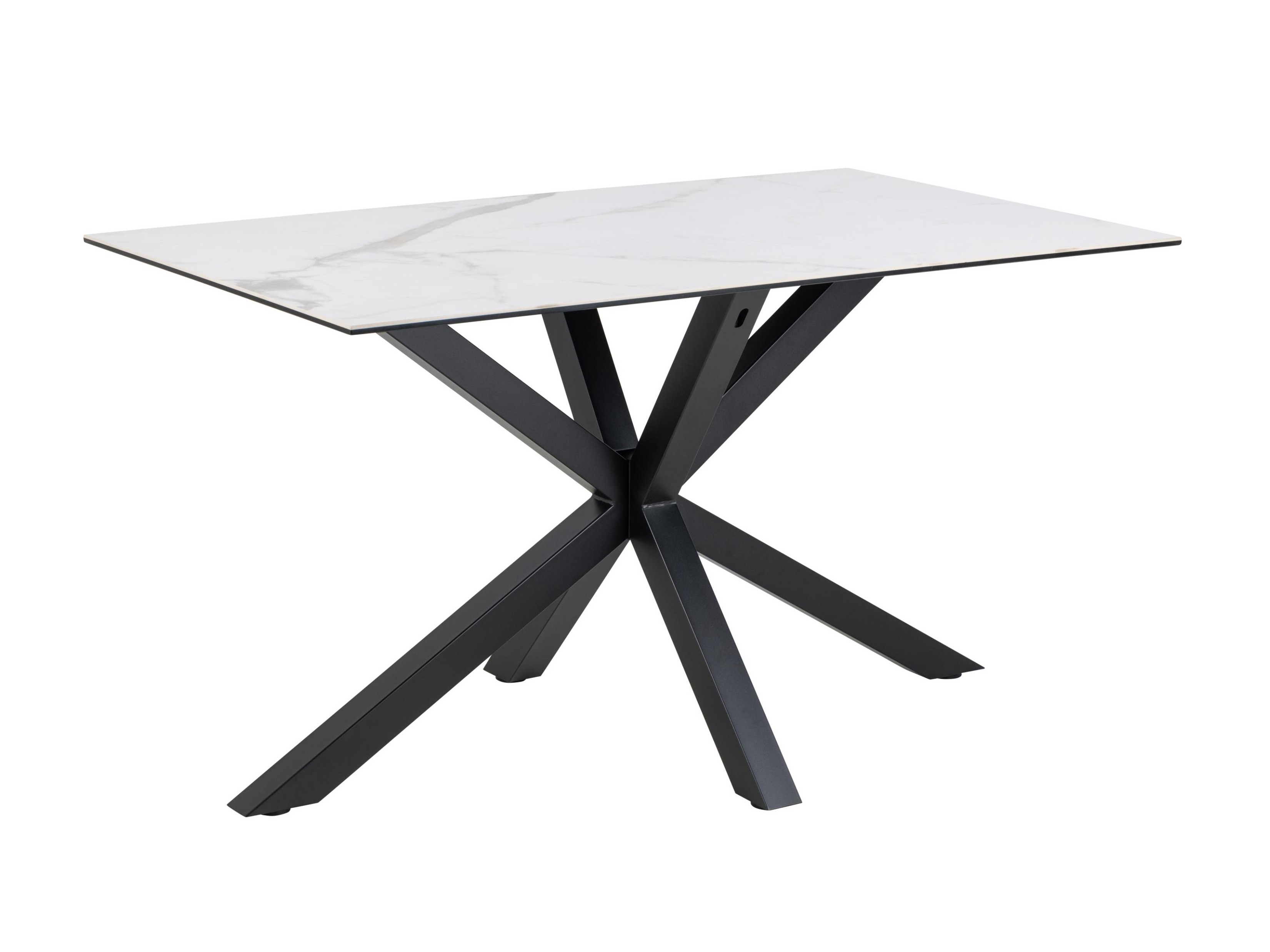 Table Norsica 918 (Marbre blanc + Noir)