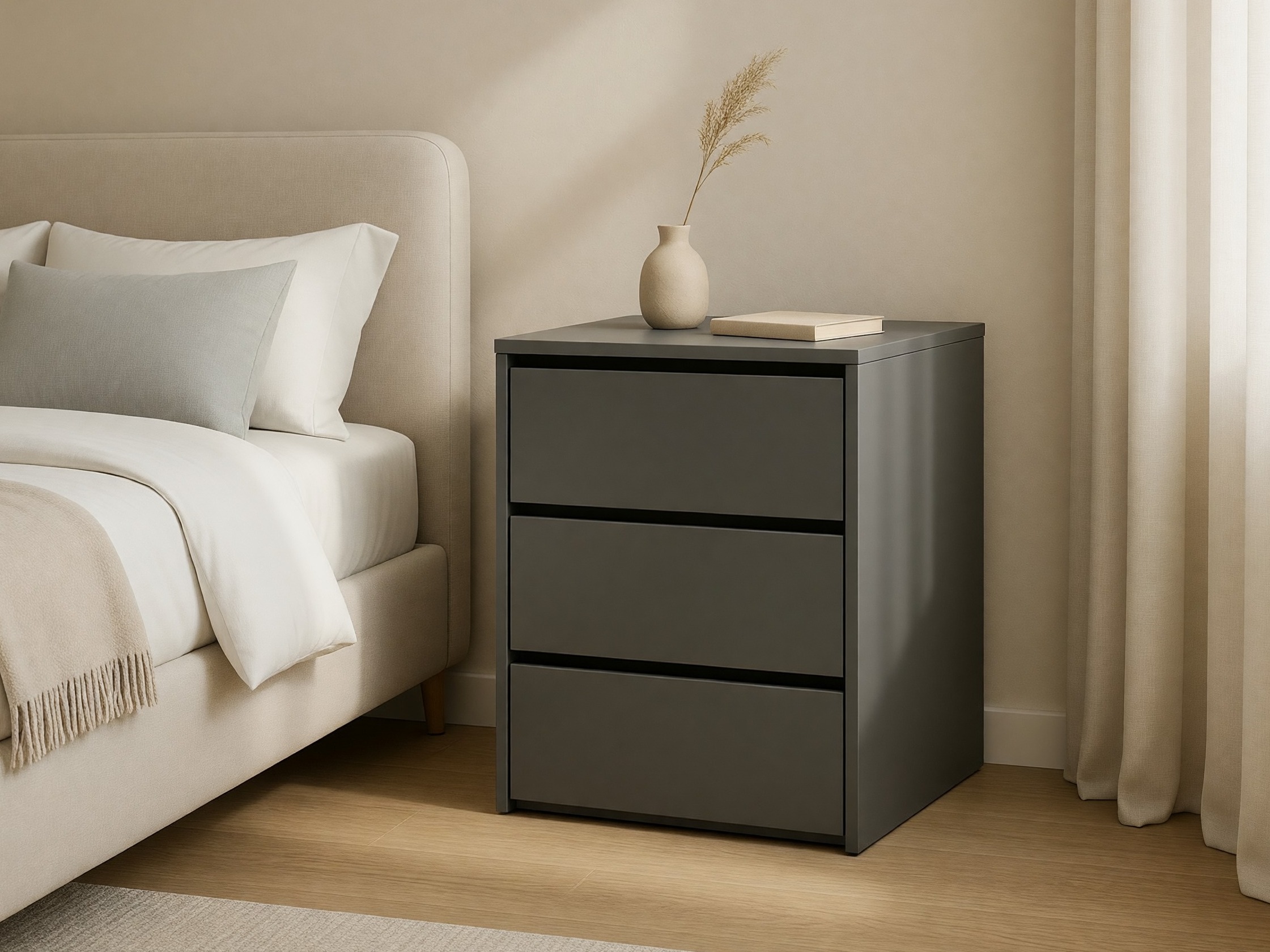 Table de chevet Cirdelu 113 (Gris)