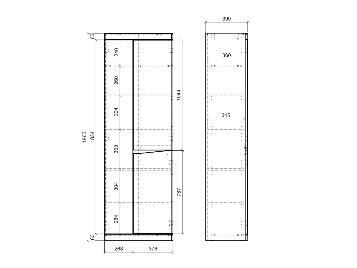 Armoire Venlori 118 (Blanc)
