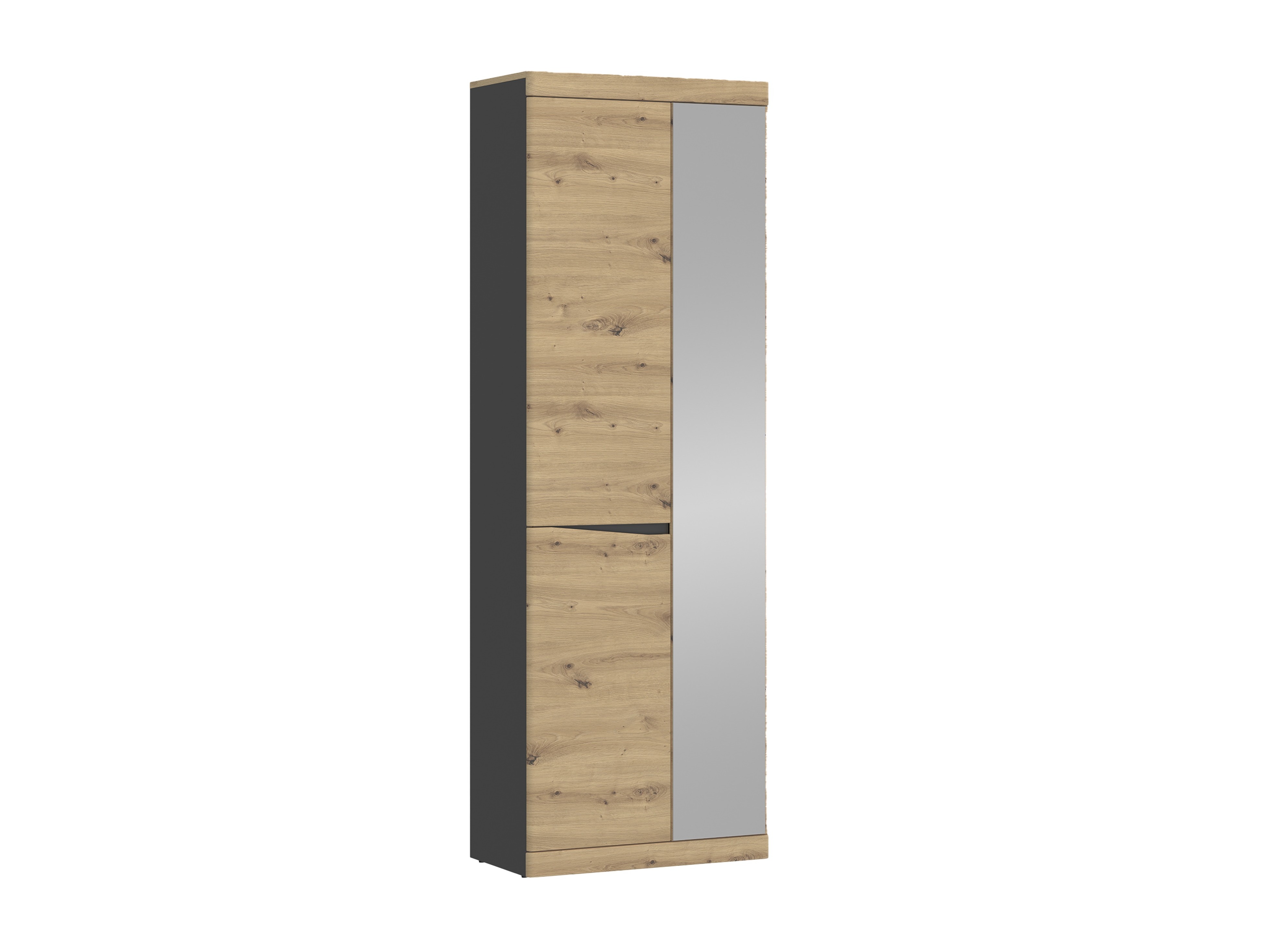 Armoire Venlori 118 (Chêne Artisan + Anthracite)