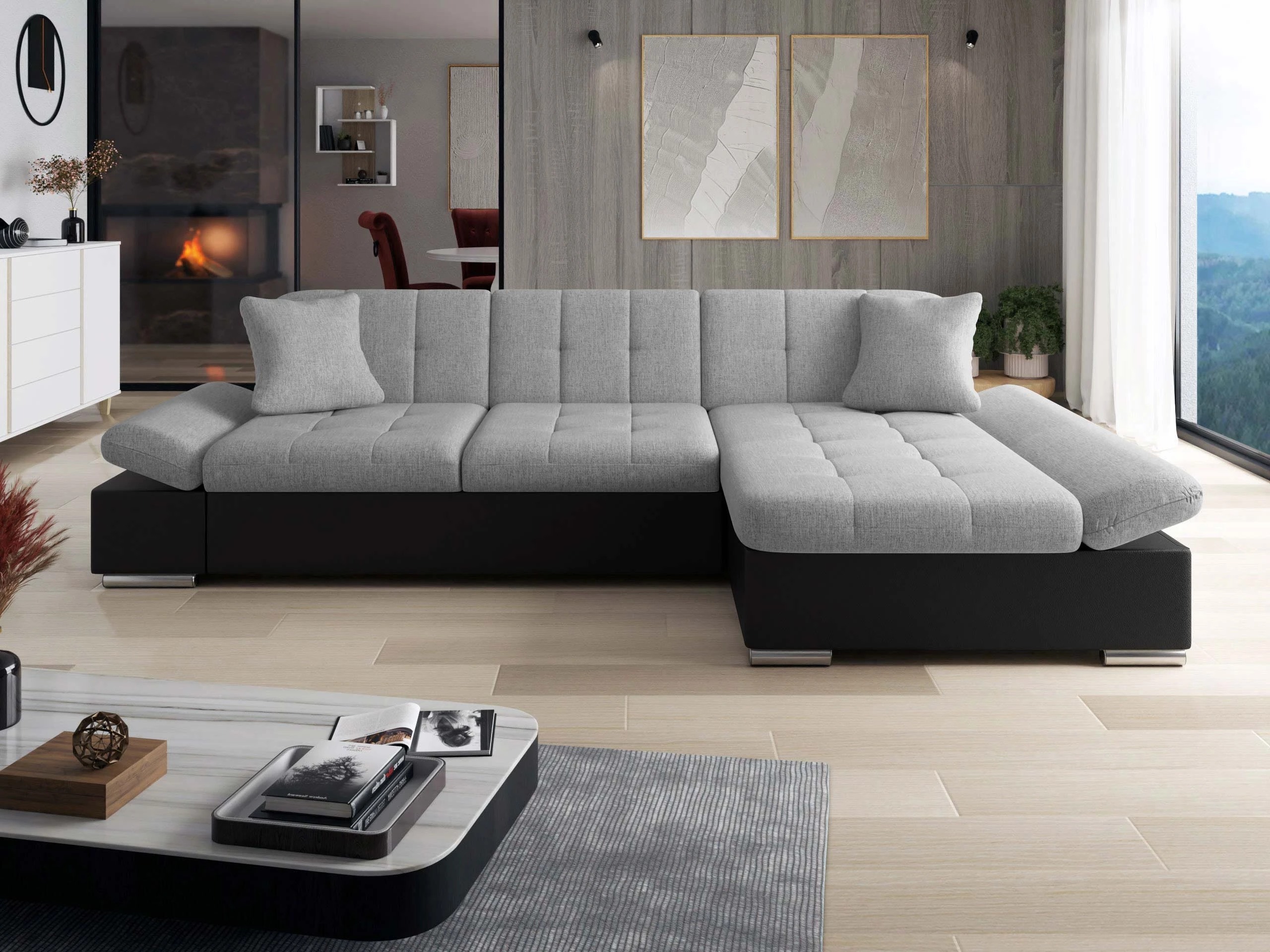 Canapé d'angle Comfivo Sanitas I (Soft 011 + Soul 17)