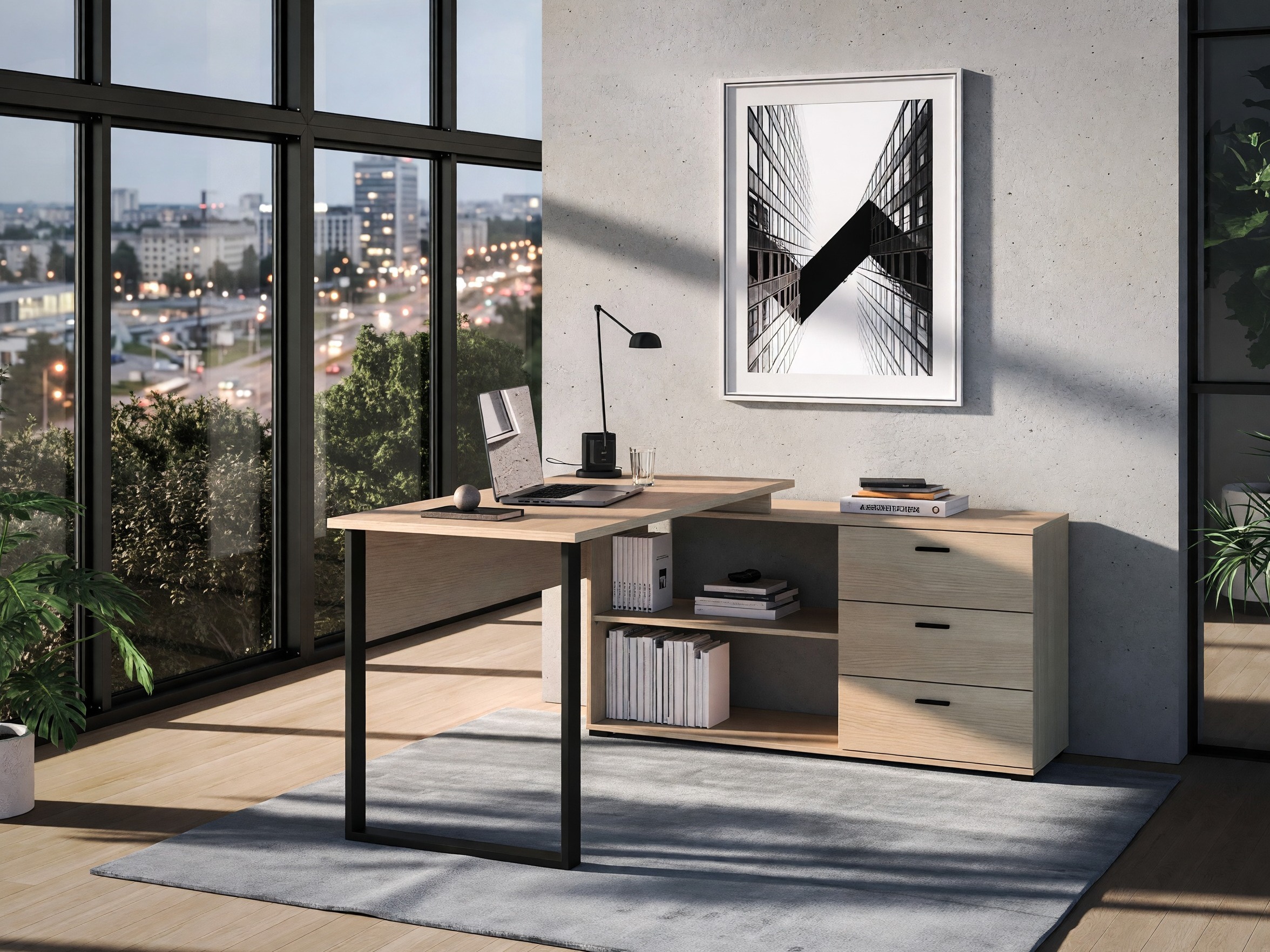 Bureau d'angle Domseve 105