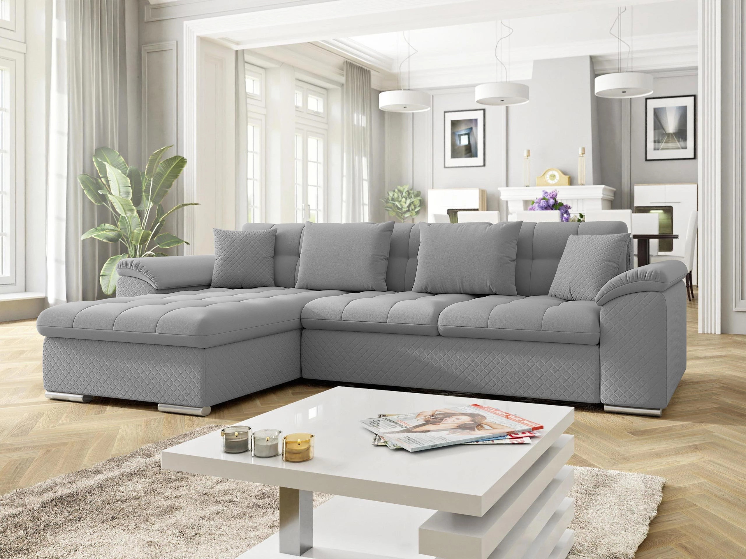 Canapé d'angle Comfivo Mica (Uttario Velvet 2972-U03 + Uttario Velvet 2972)