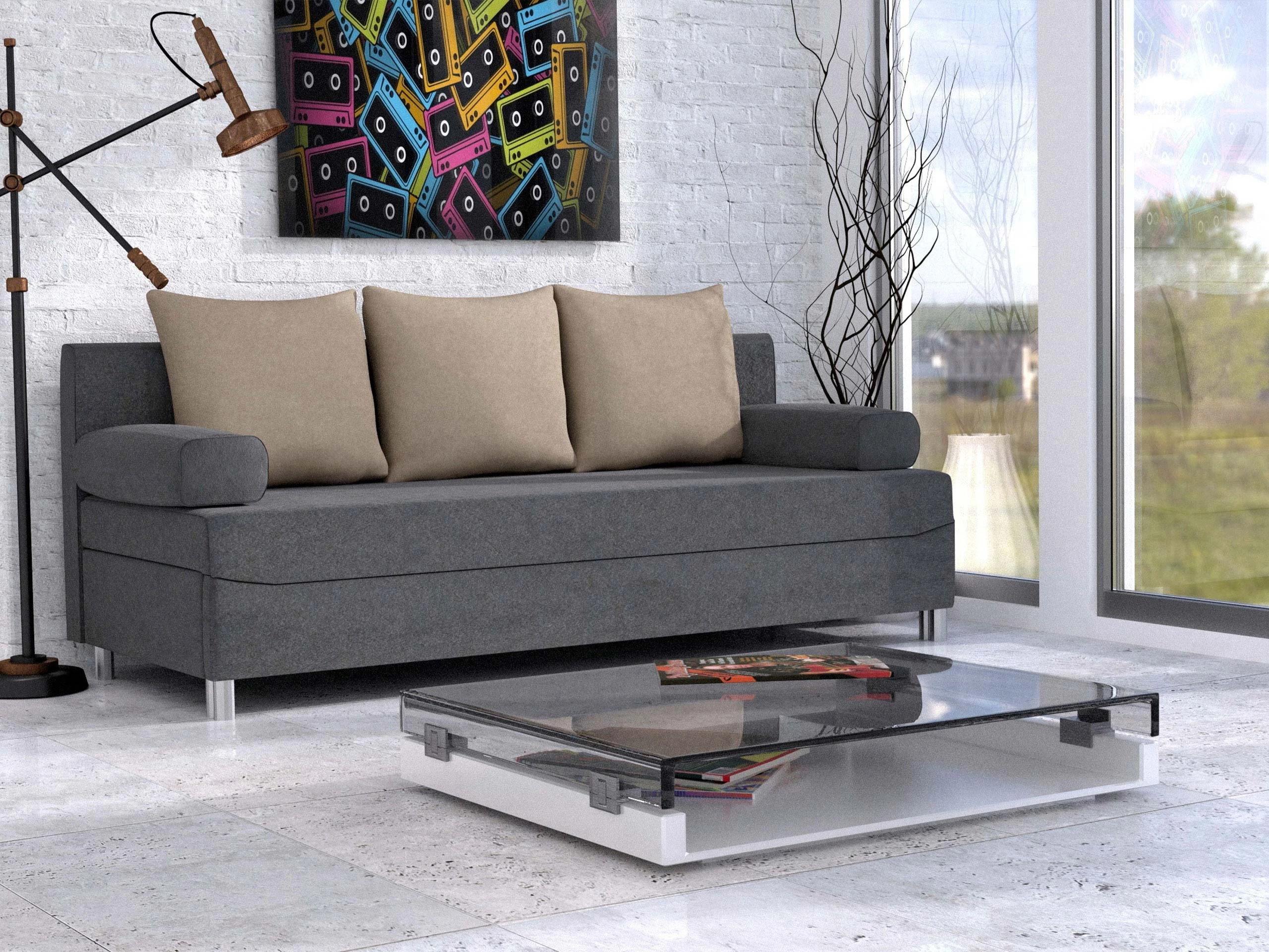 Canapé convertible Comfivo Artes (Alova 36 + Alova 07)