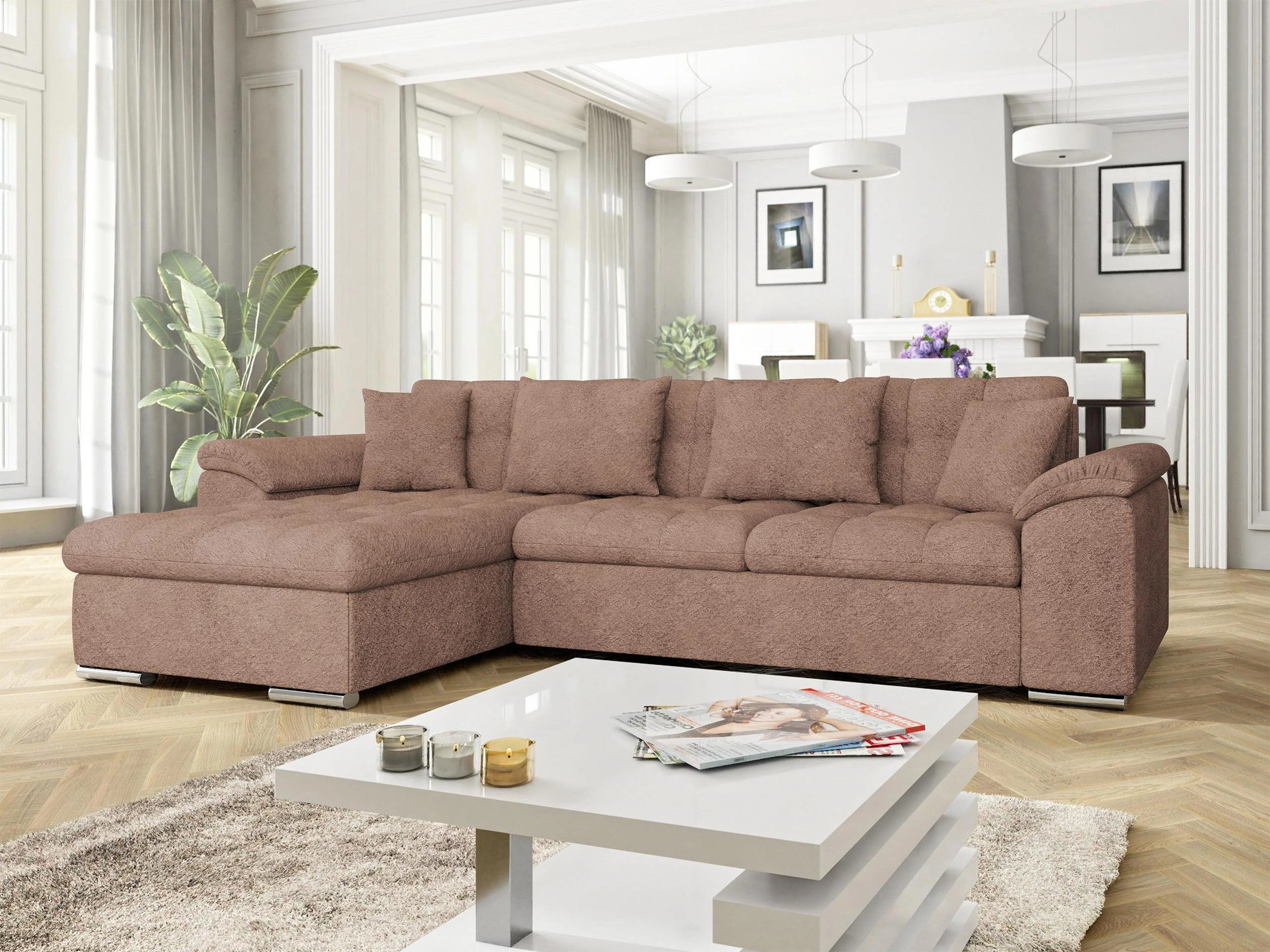 Canapé d'angle Comfivo Mica (Coral 45)
