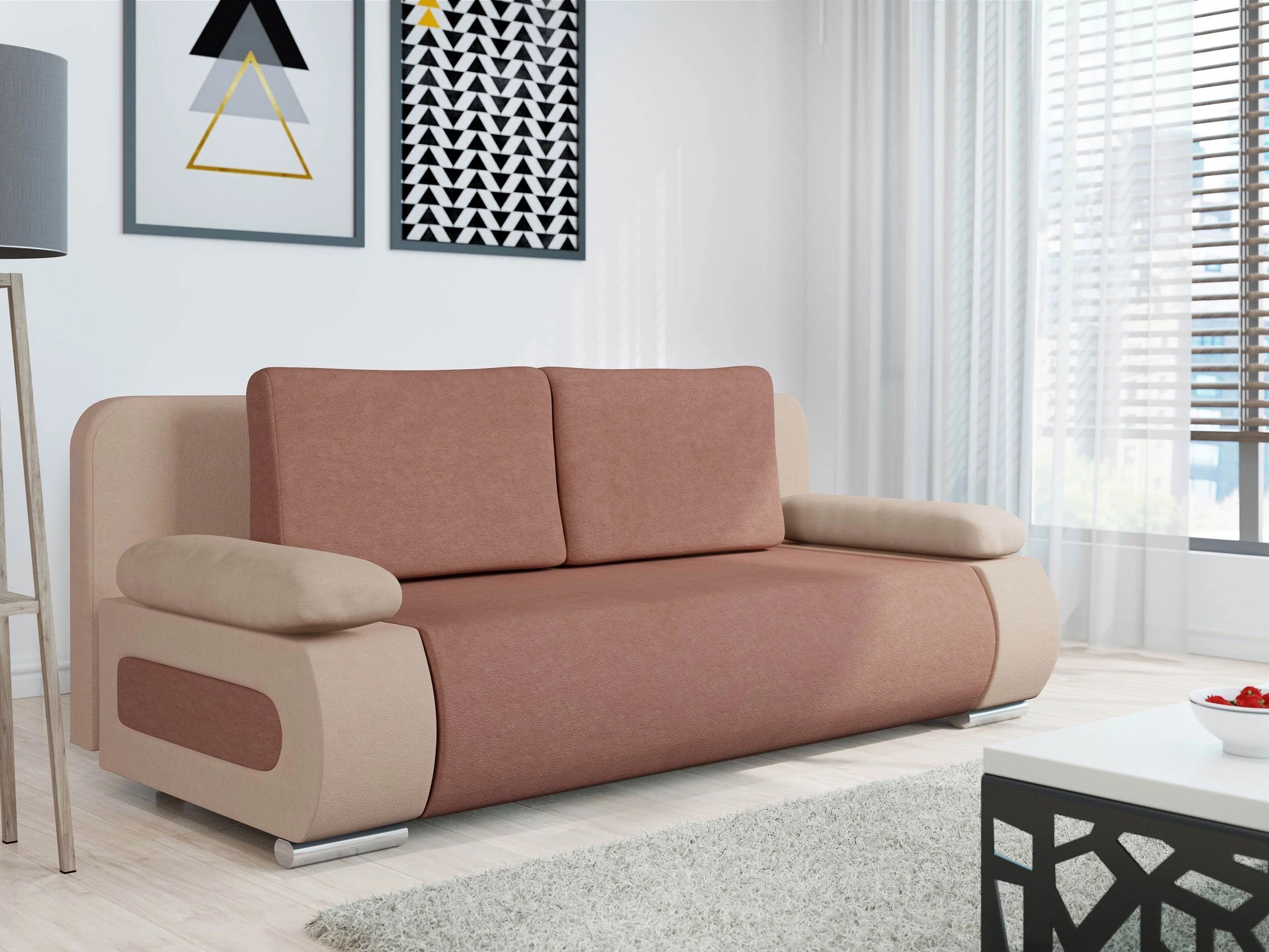 Canapé convertible Comfivo Pudor (Uttario Velvet 2956 + Uttario Velvet 2955)