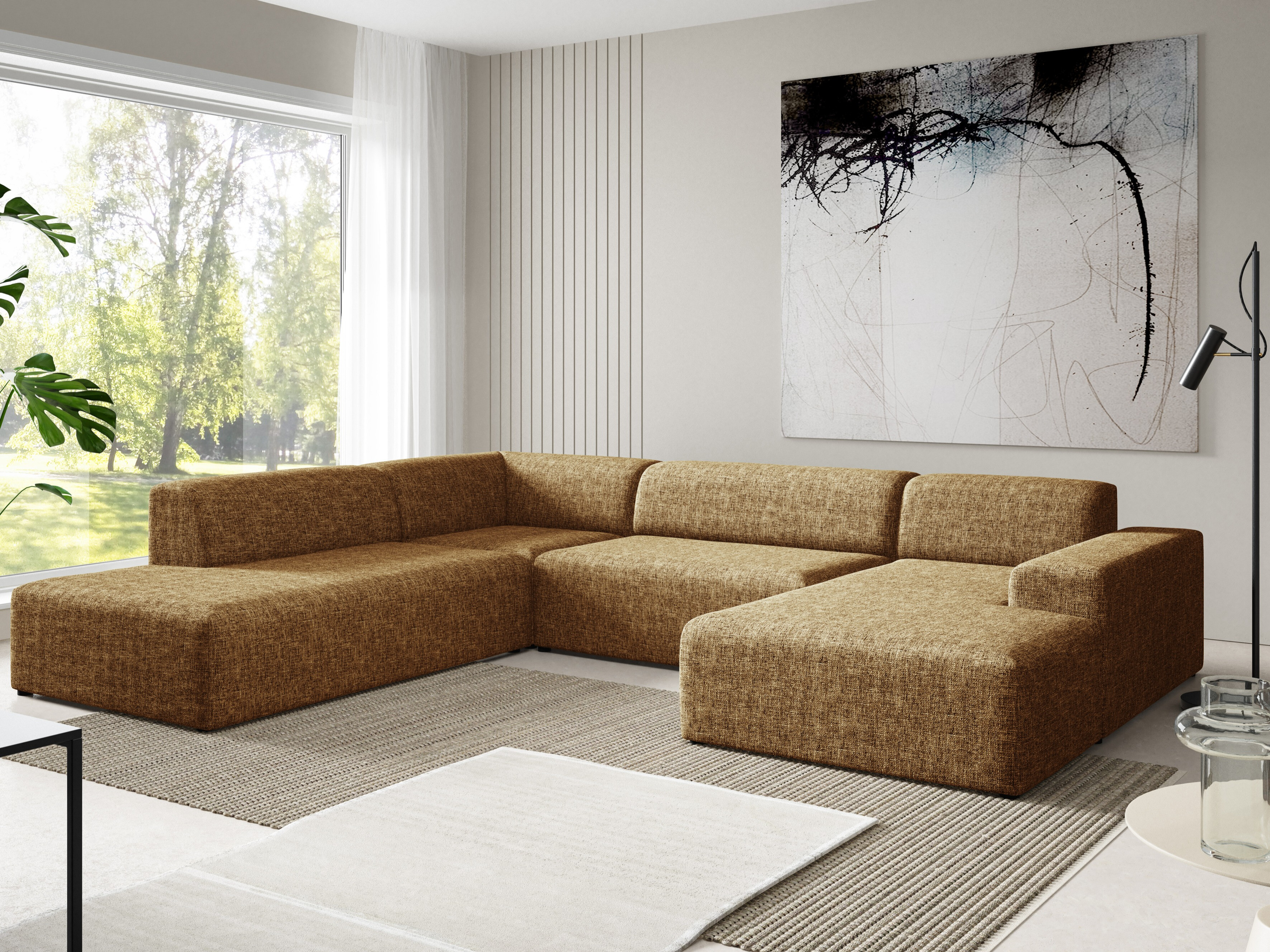 Canapé d'angle modulaire Lutivi 102 (Imo 30)