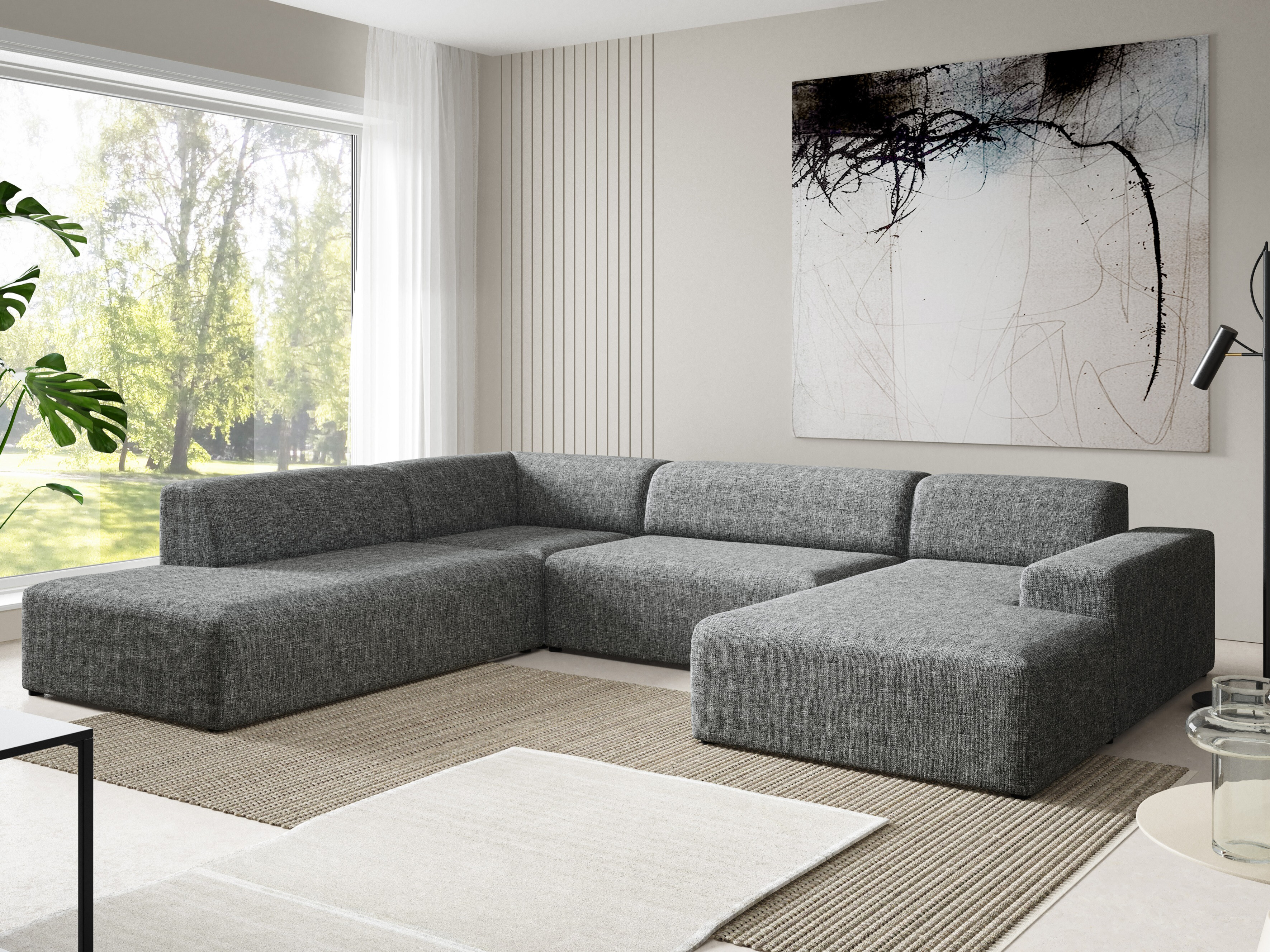 Canapé d'angle modulaire Lutivi 102 (Imo 50)
