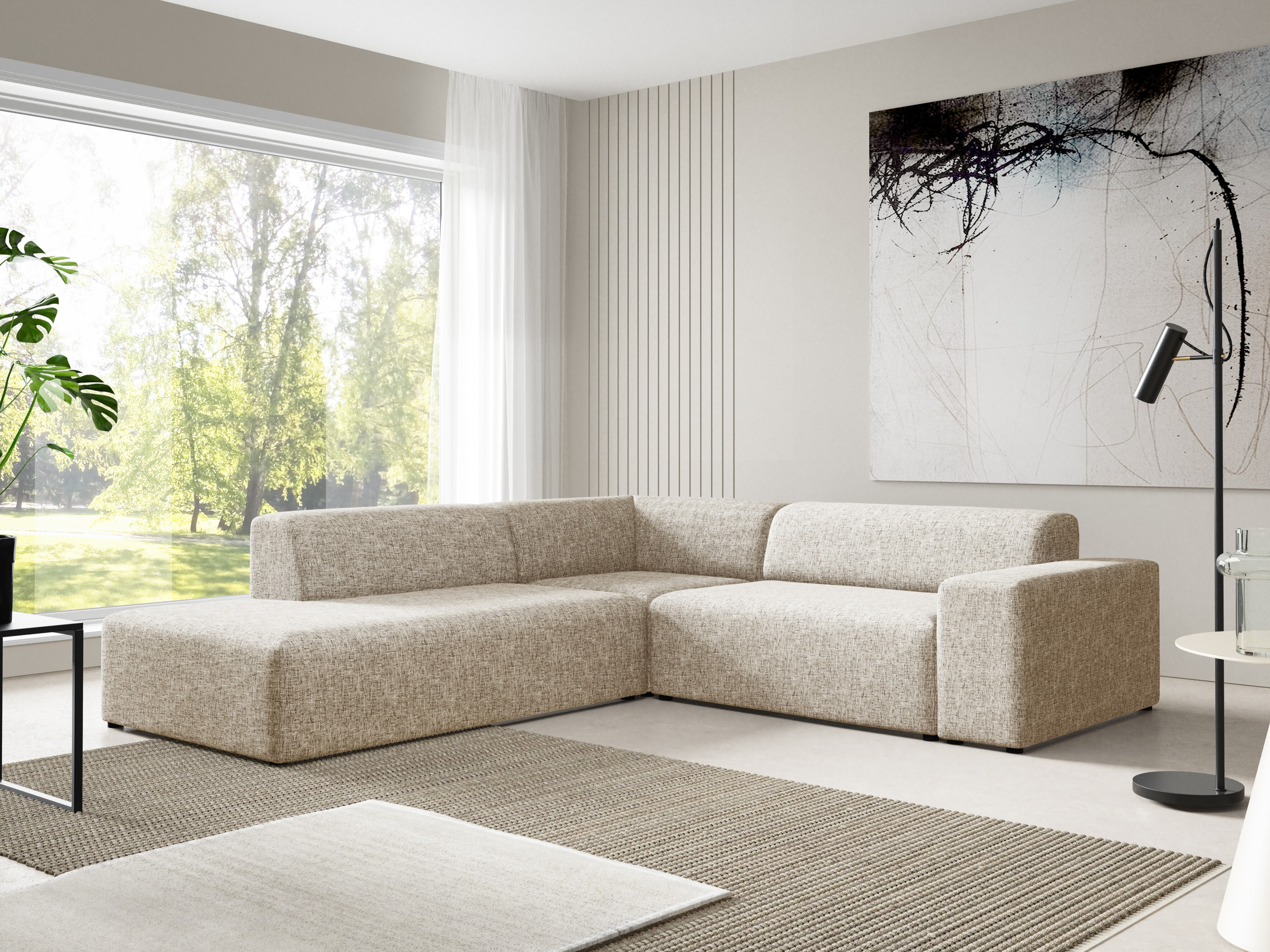 Canapé d'angle modulaire Lutivi 103 (Imo 15)