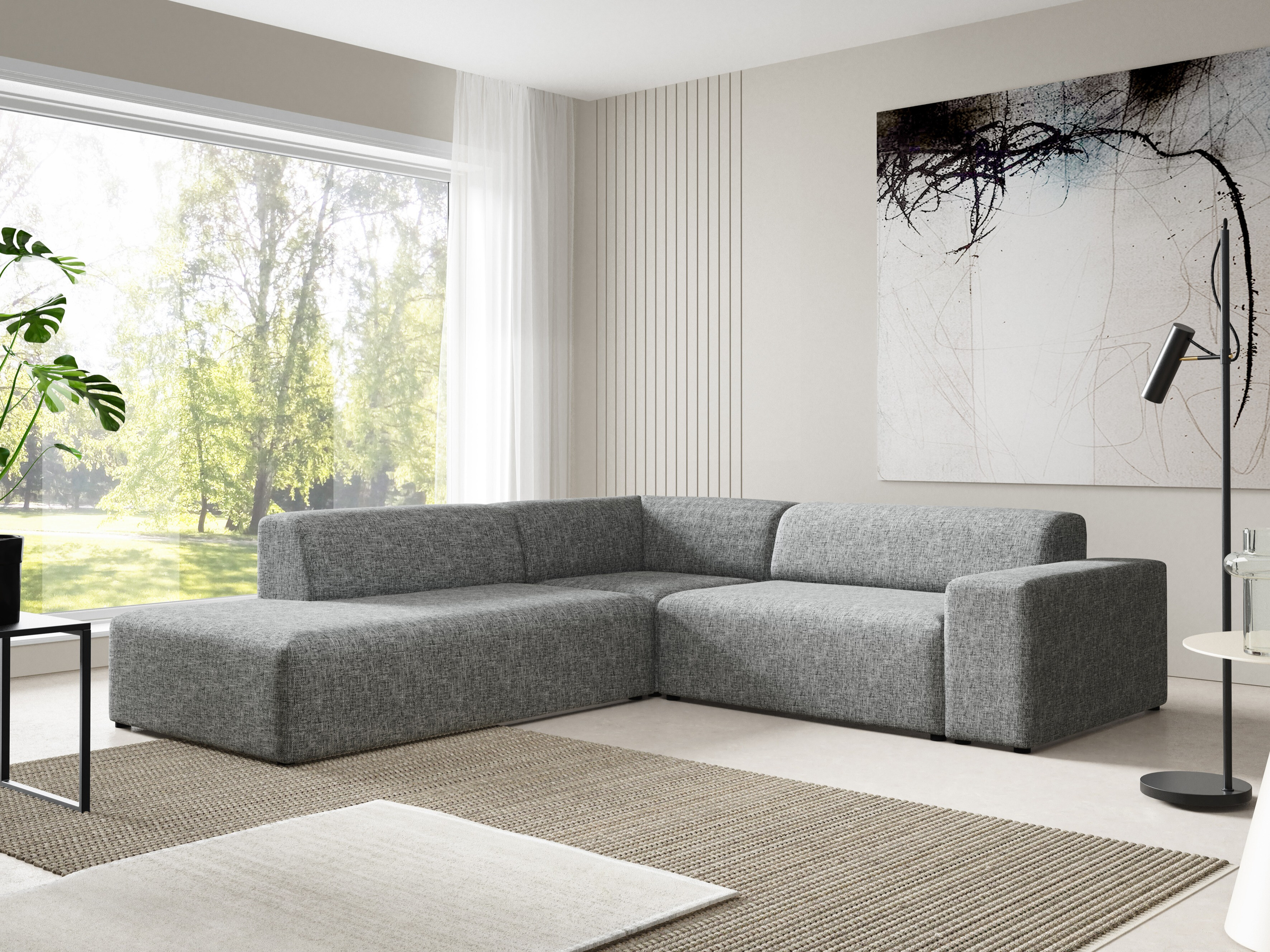 Canapé d'angle modulaire Lutivi 103 (Imo 50)