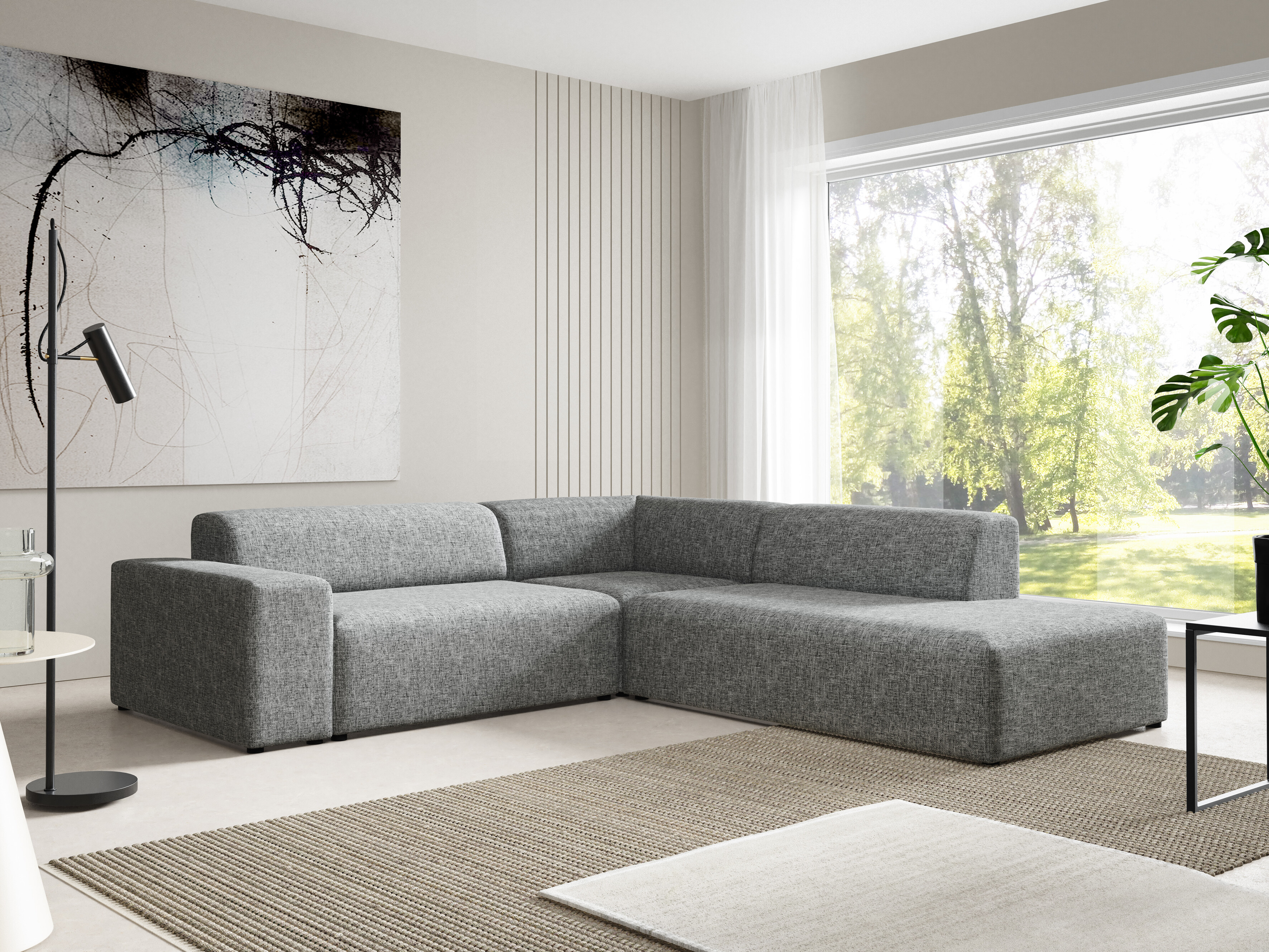 Canapé d'angle modulaire Lutivi 103 (Imo 50)