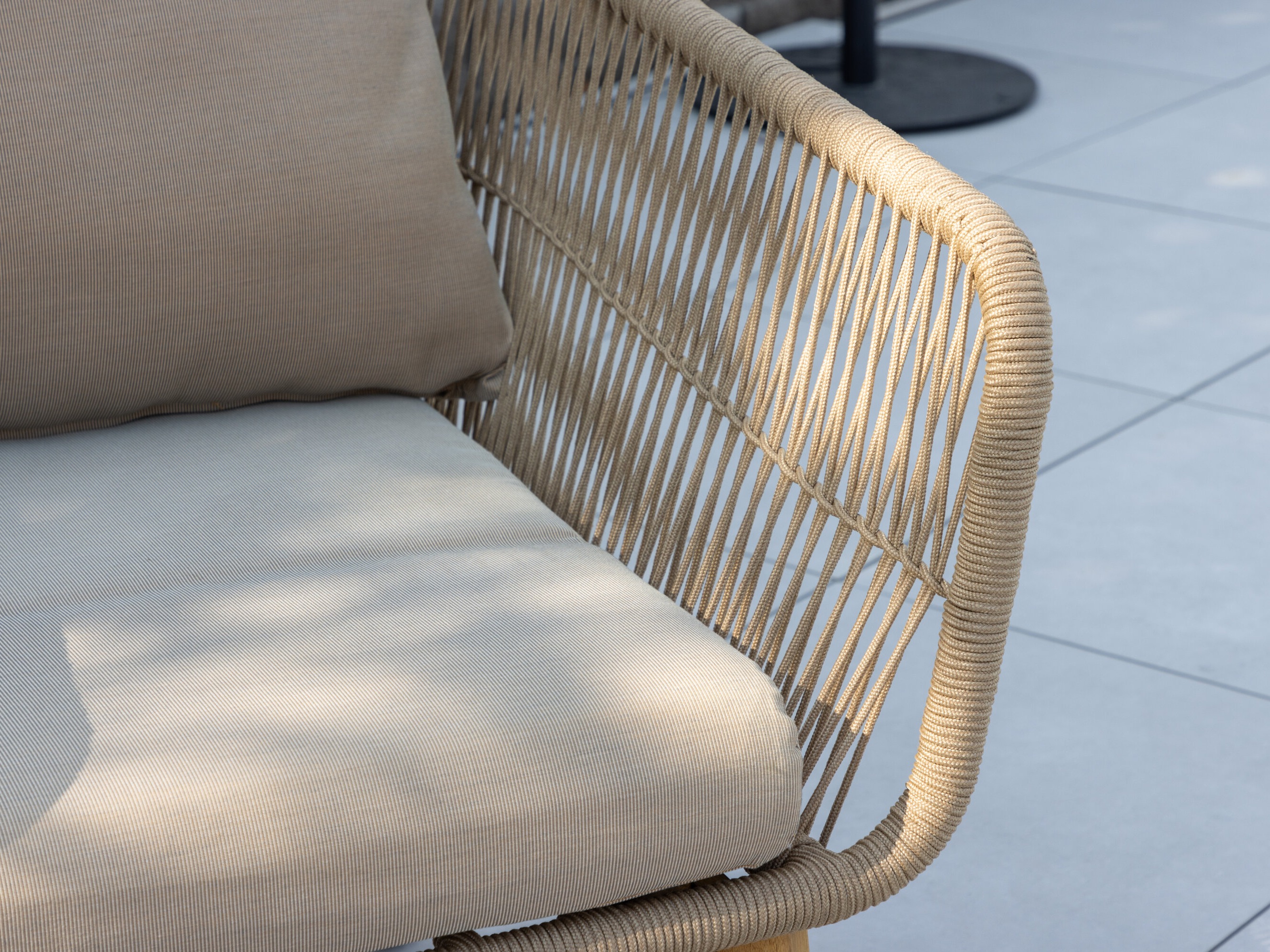 Ensemble de mobilier de jardin Dallas 661 (Beige clair + Acacia)