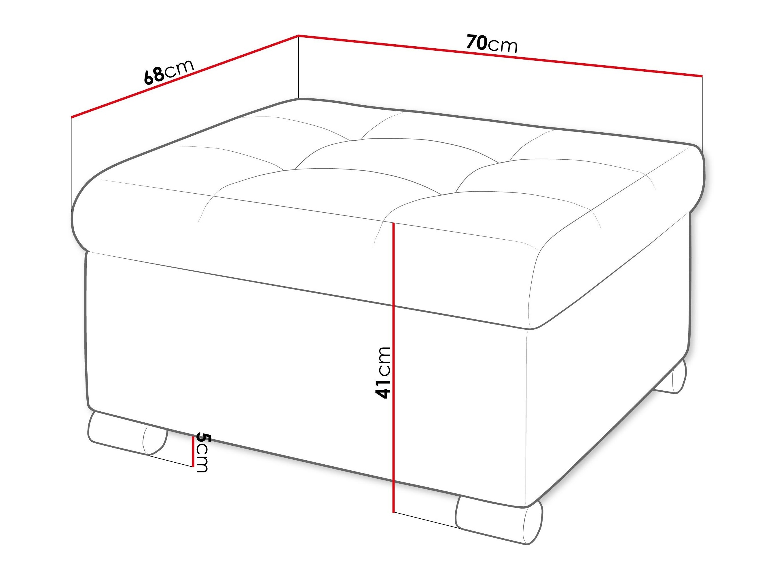 Pouf Comfivo Gemma (Venus Velvet 2911)