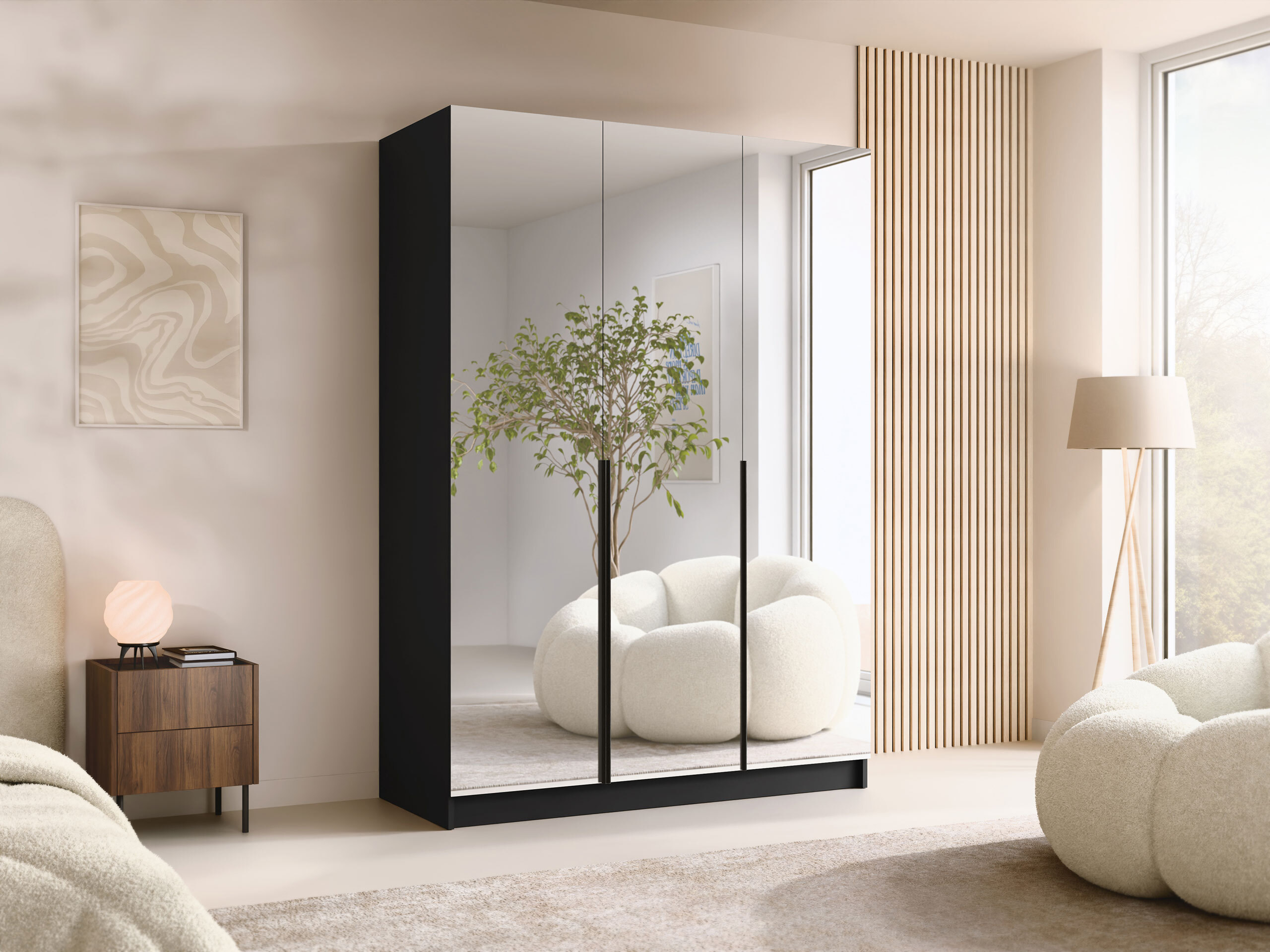 Armoire Closico Decoron III (Noir)