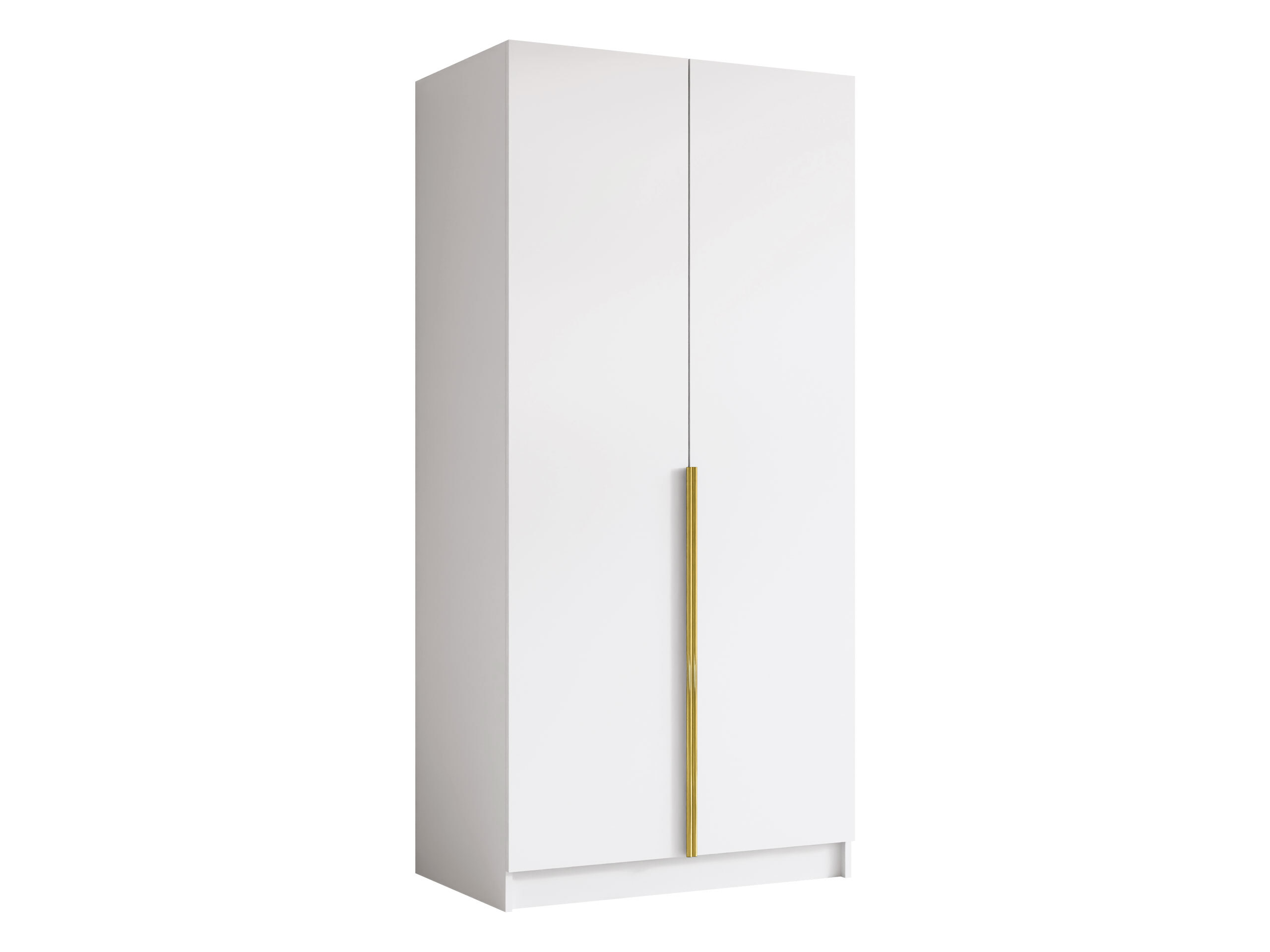 Armoire Closico Staton I (Blanc + Doré)
