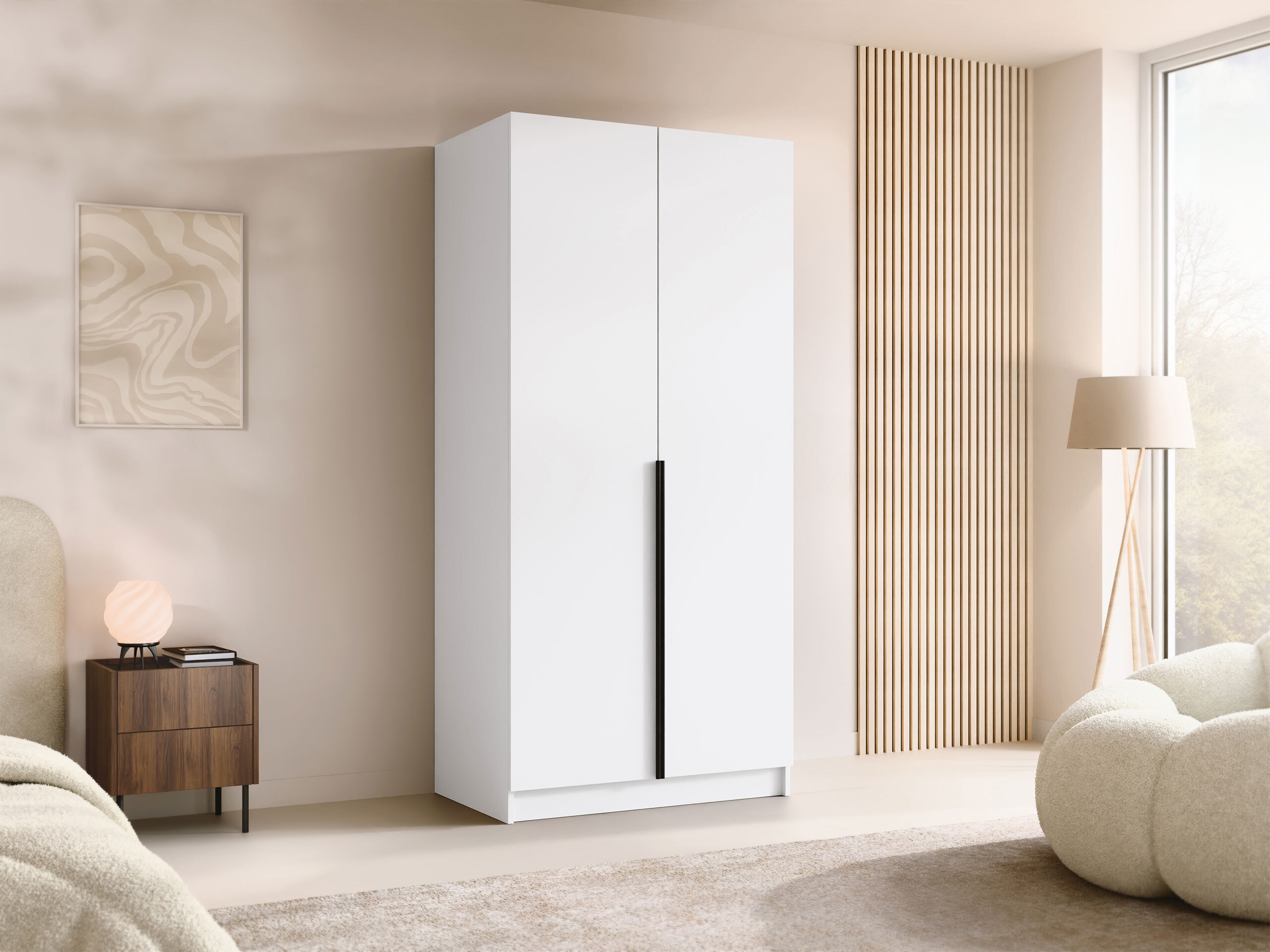 Armoire Closico Staton I (Blanc)