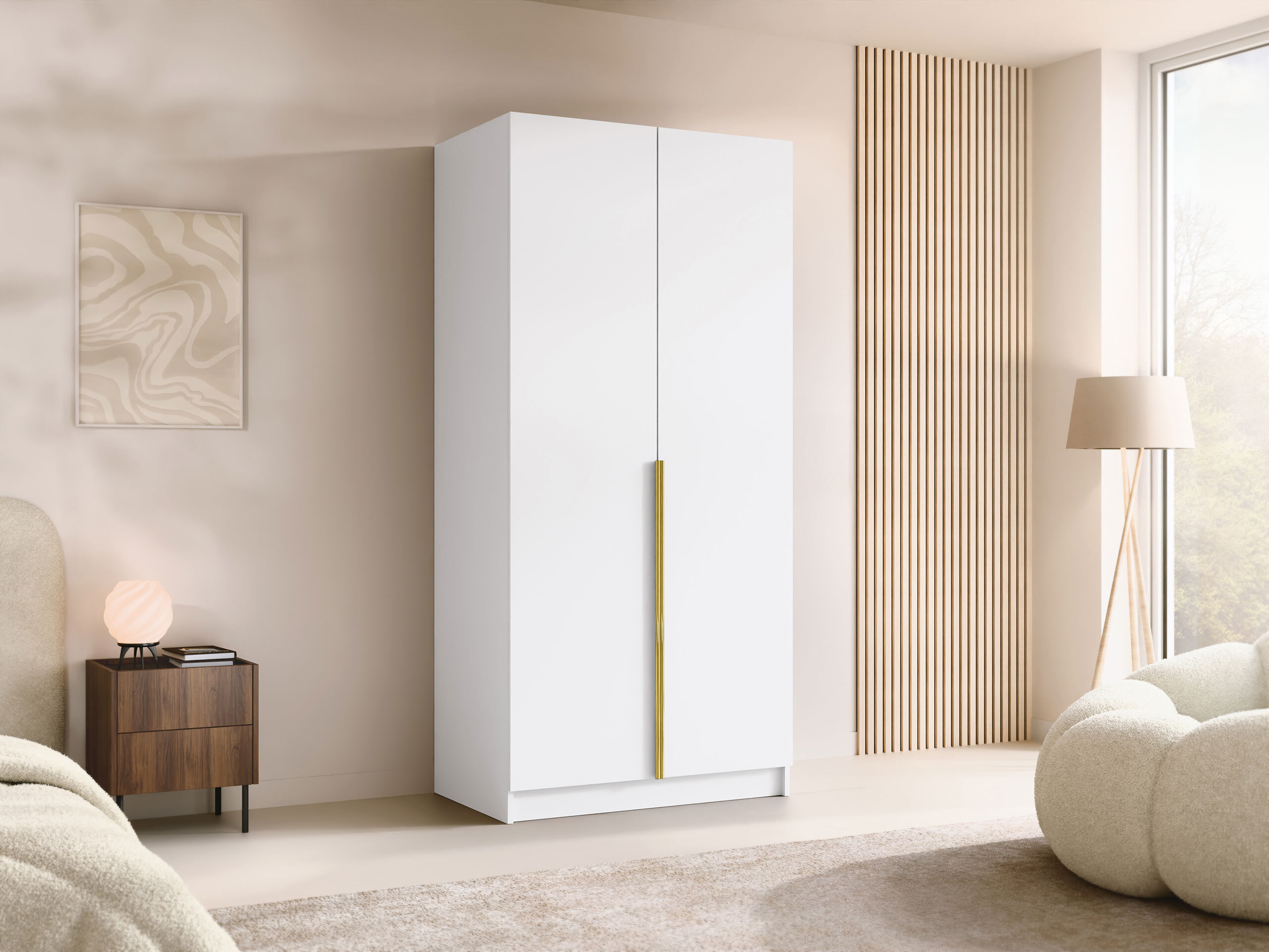 Armoire Closico Staton I (Blanc)