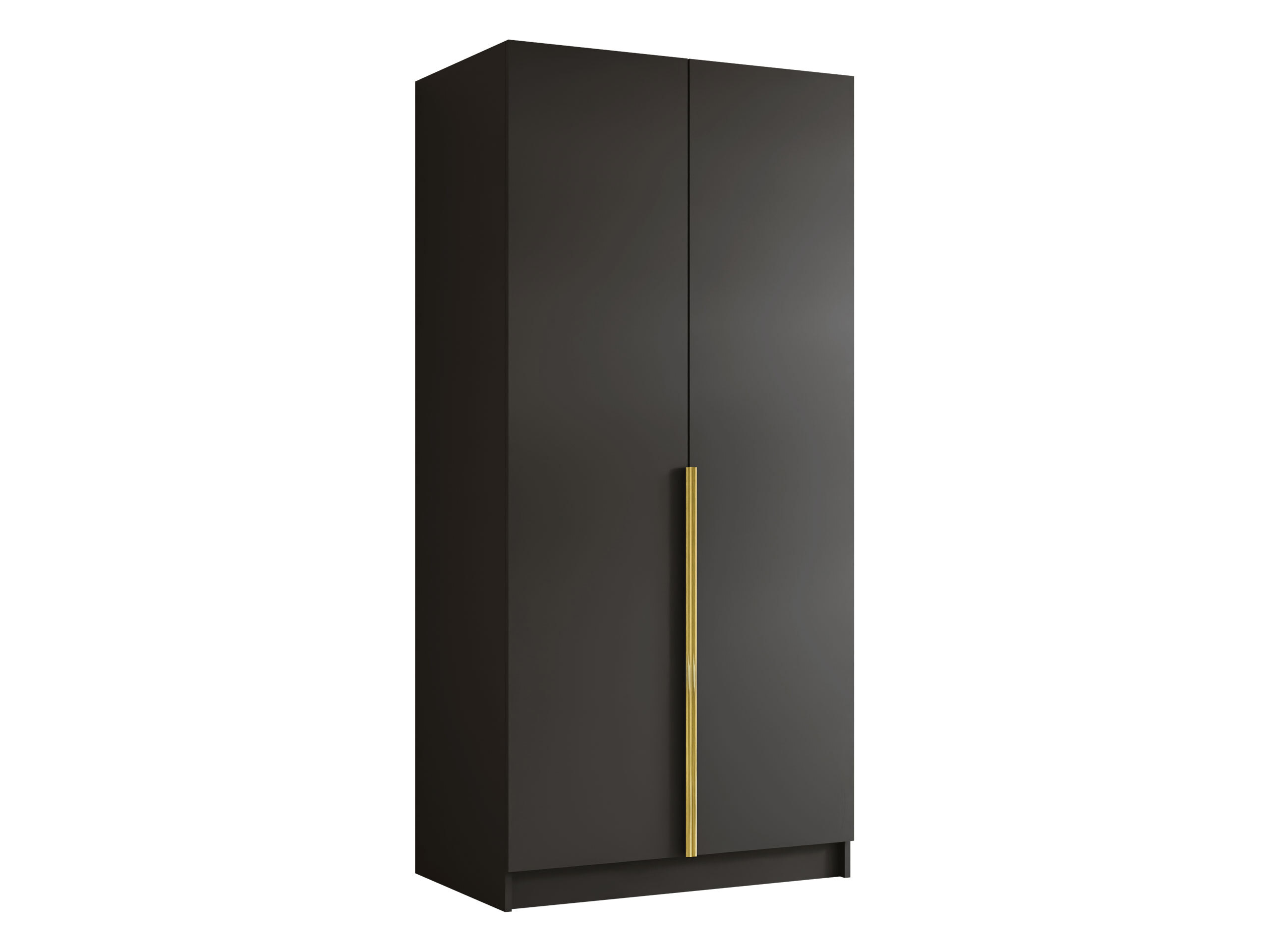 Armoire Closico Staton I (Noir + Doré)