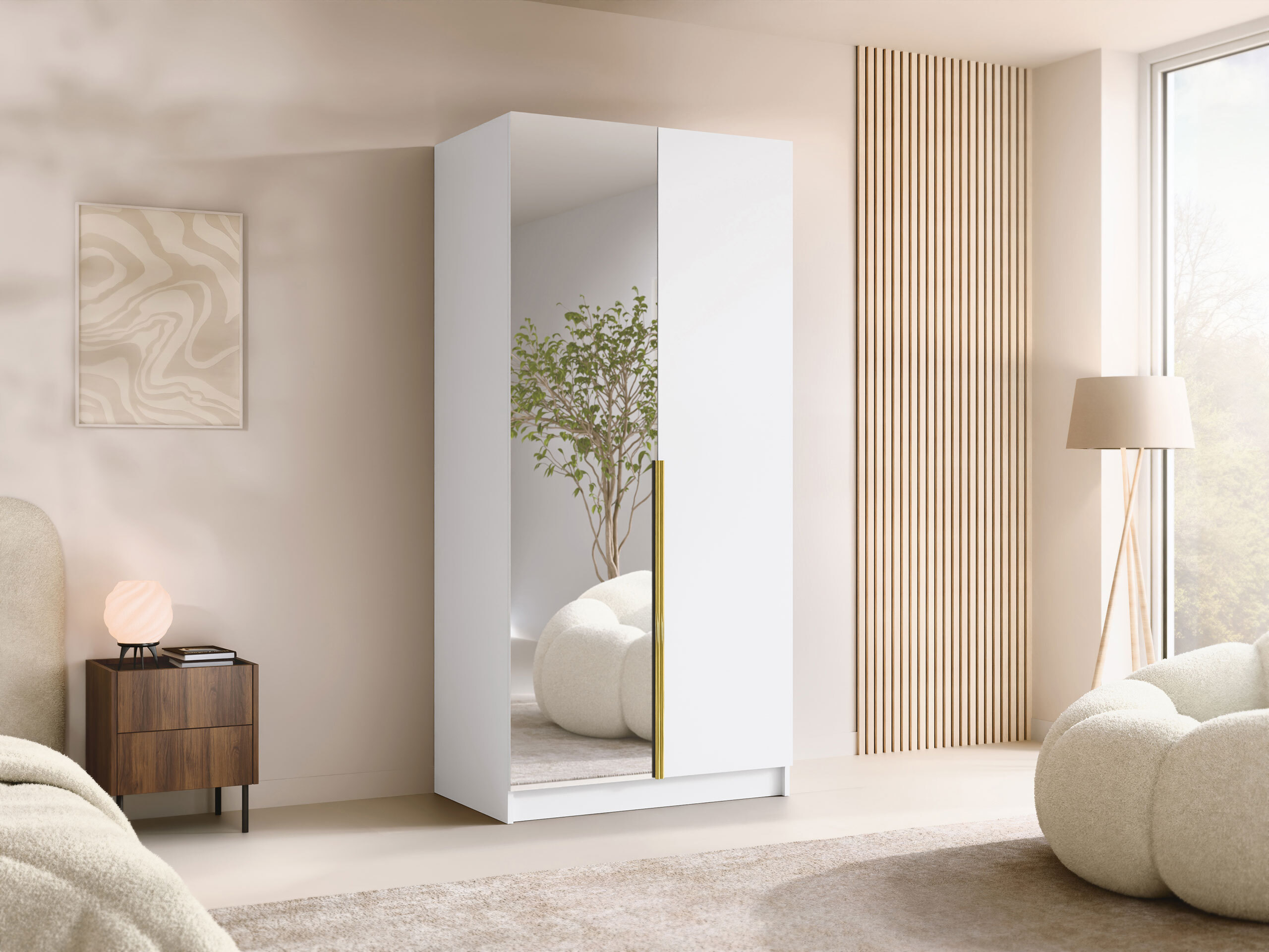 Armoire Closico Staton II (Blanc)